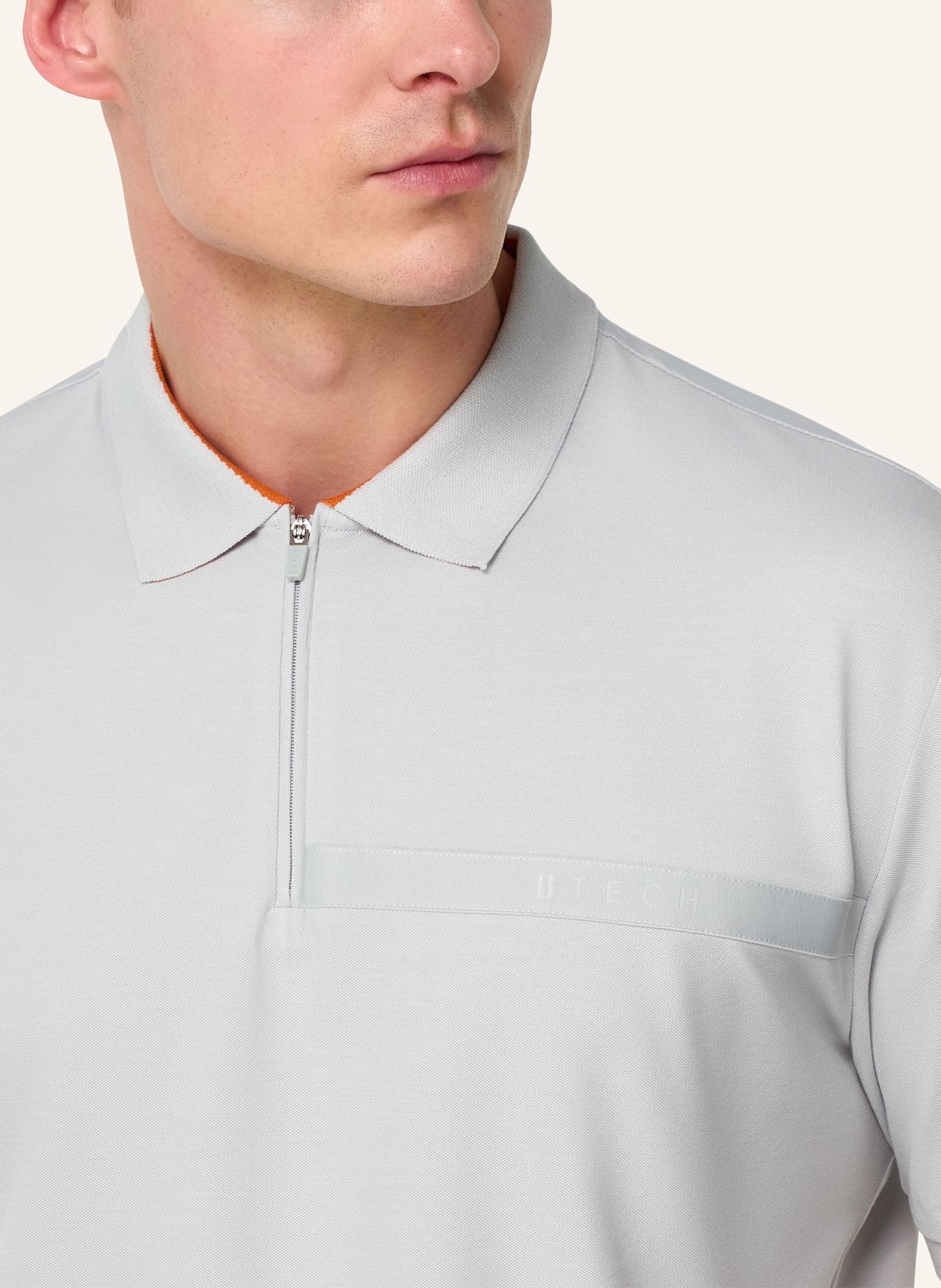 BOGGI MILANO Piqué Polo Shirt: WHITE