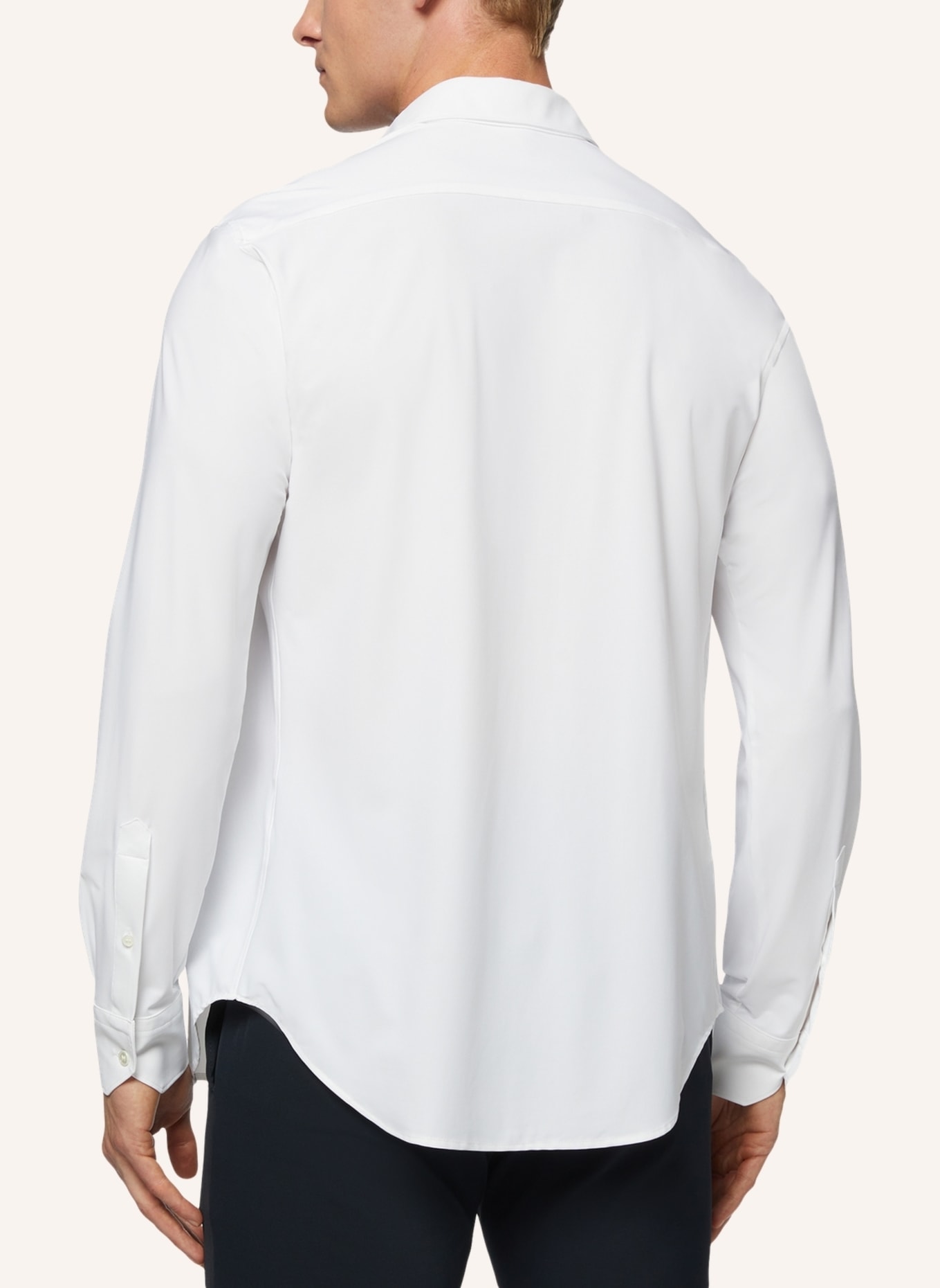 BOGGI MILANO Hemd Slim Fit: WEISS