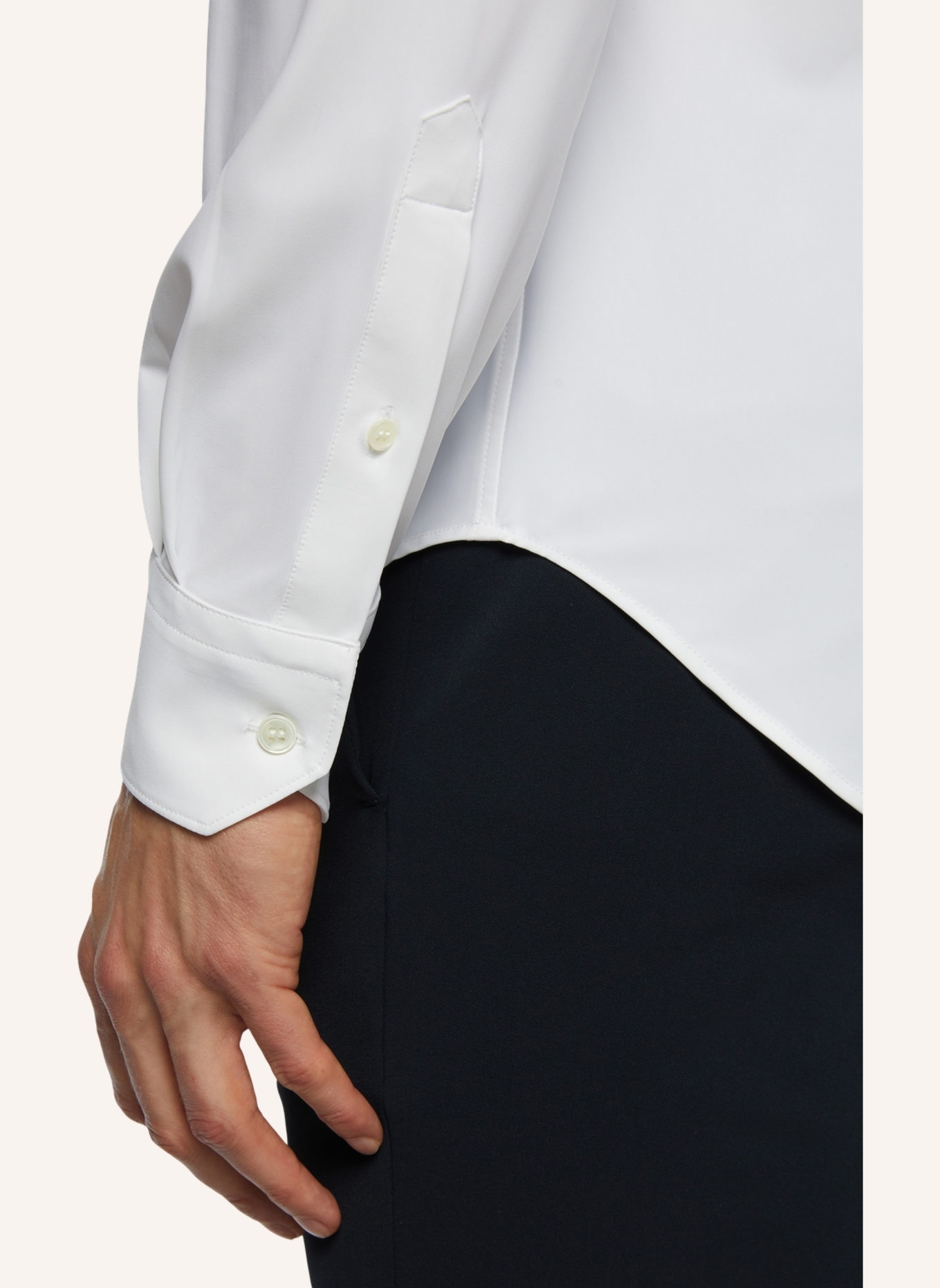 BOGGI MILANO Hemd Slim Fit: WEISS