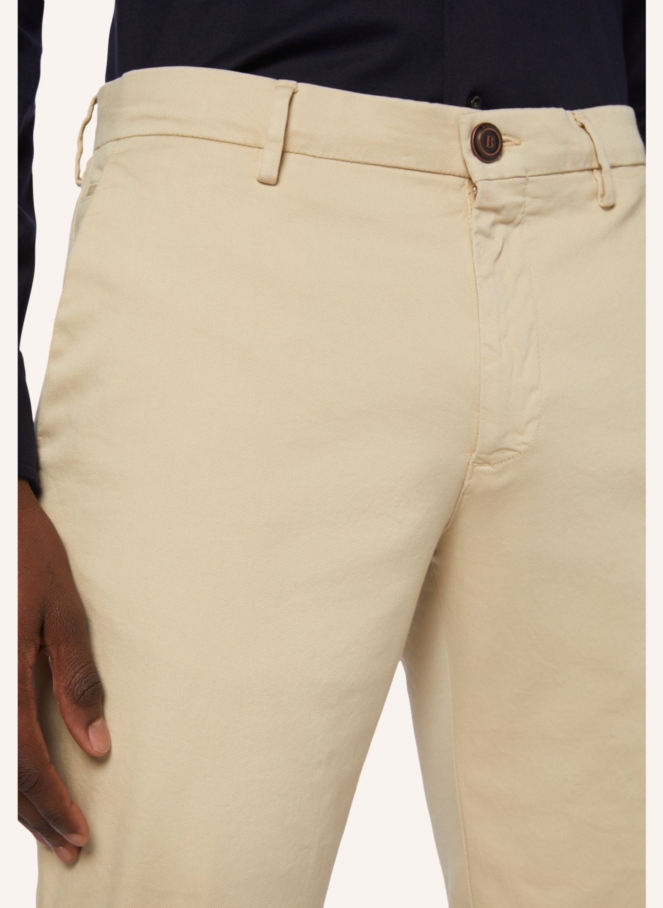 BOGGI MILANO Chino Regular Fit: BRAUN