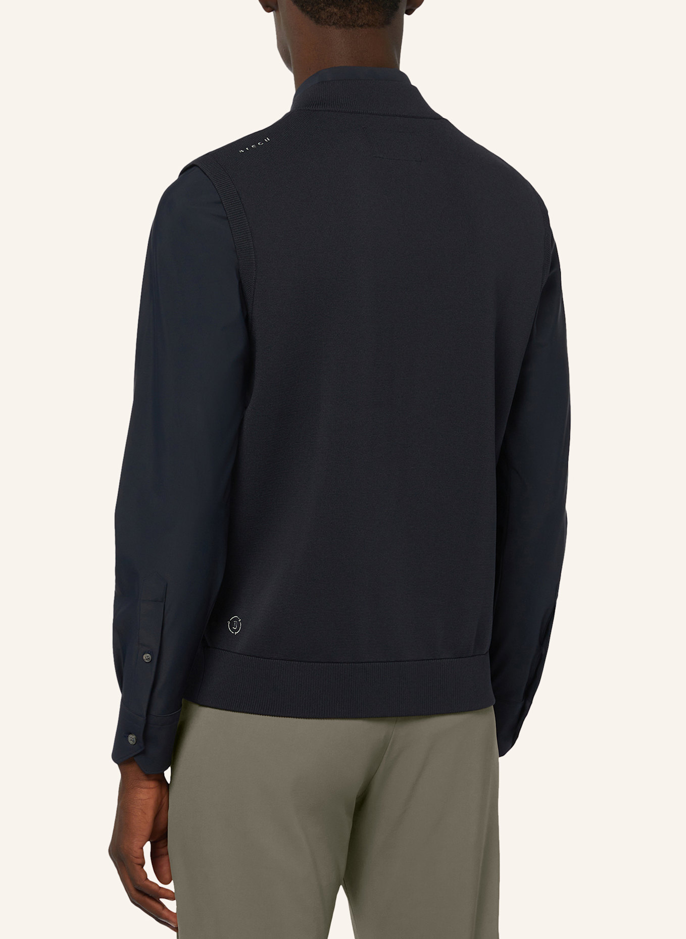 BOGGI MILANO Bodywarmer: BLAUW