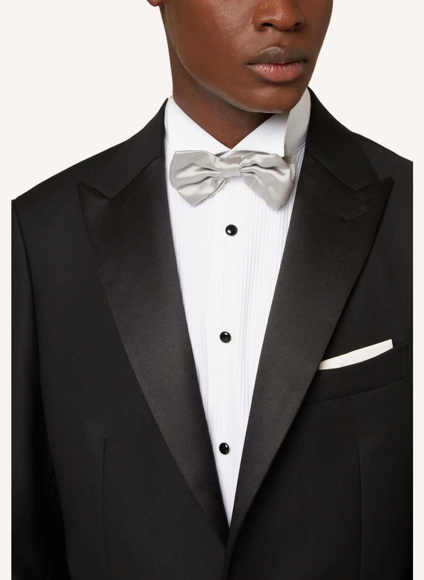 BOGGI MILANO Smoking-Sakko Regular Fit: SCHWARZ