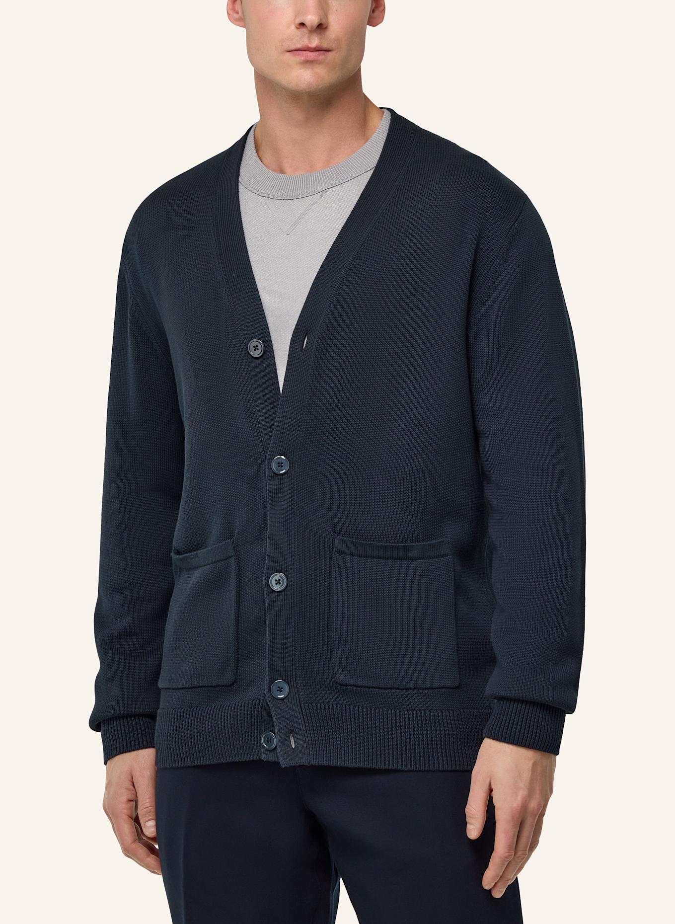 BOGGI MILANO Strickjacke: BLAU