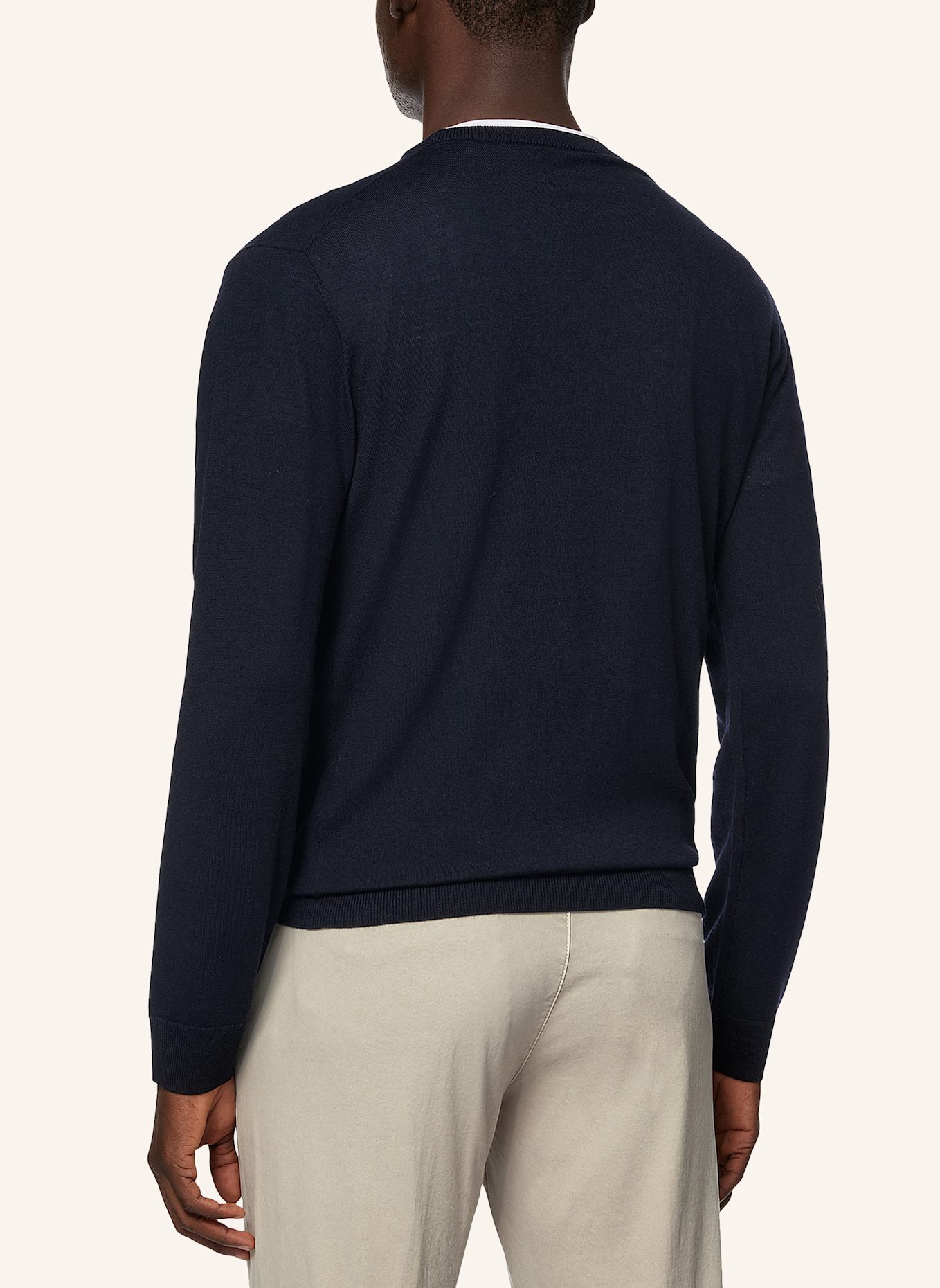 BOGGI MILANO Trui: BLAUW