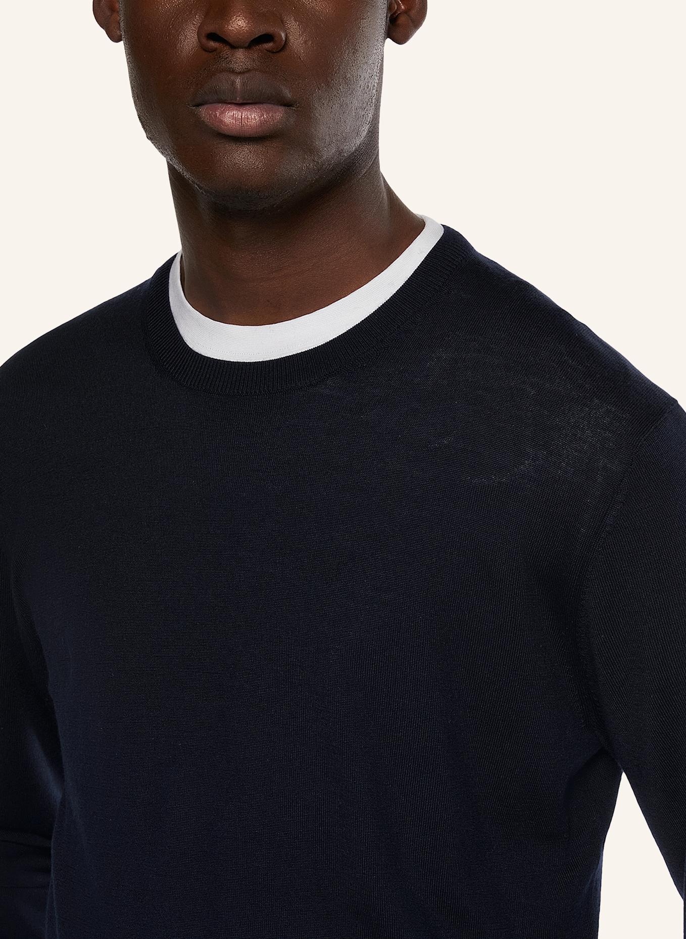 BOGGI MILANO Pullover: BLAU