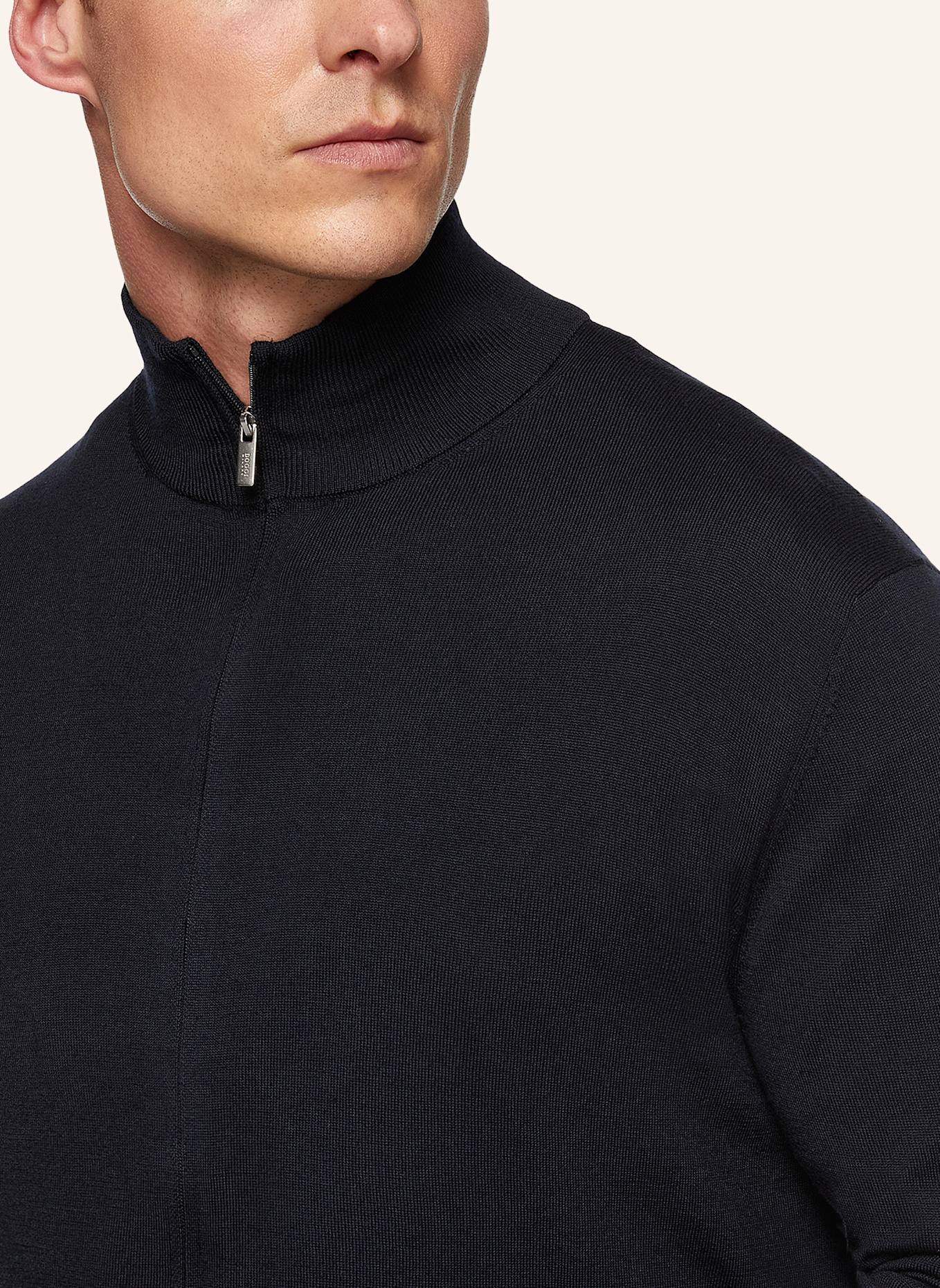 BOGGI MILANO Strickjacke: BLAU