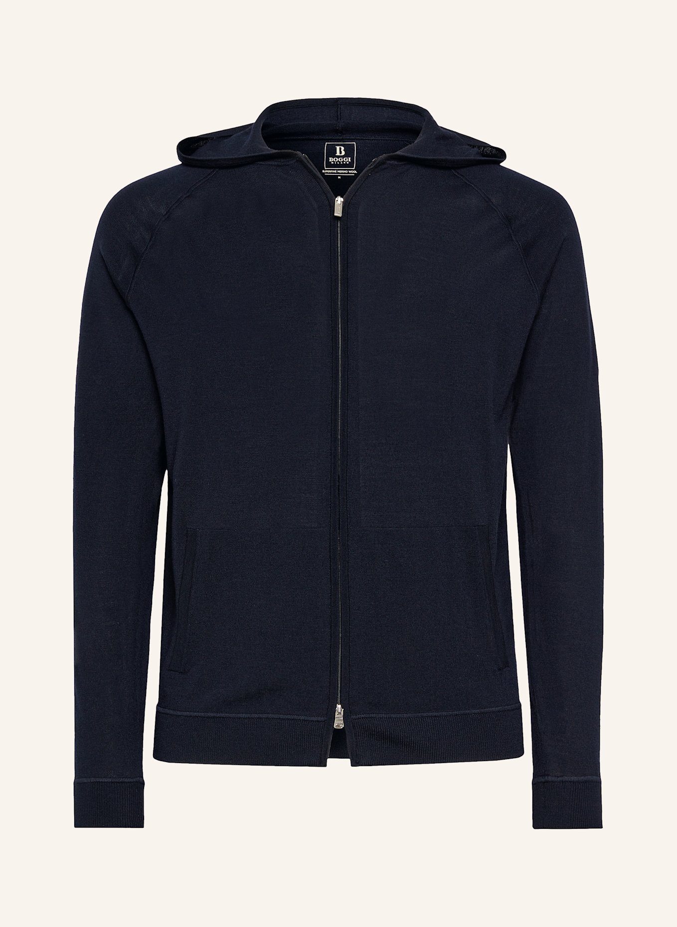 BOGGI MILANO Vest: BLAUW