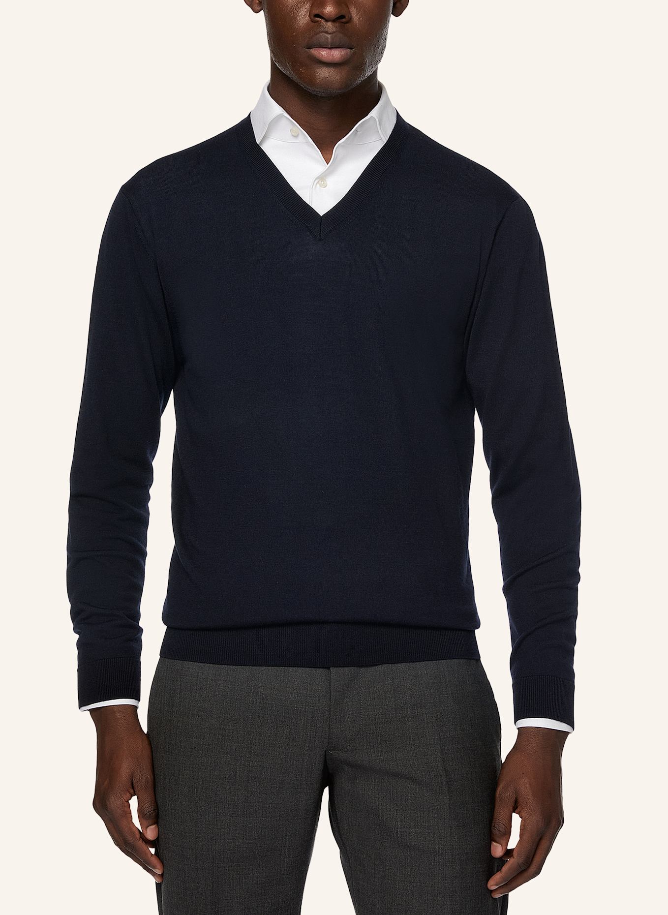 BOGGI MILANO Pullover: BLAU
