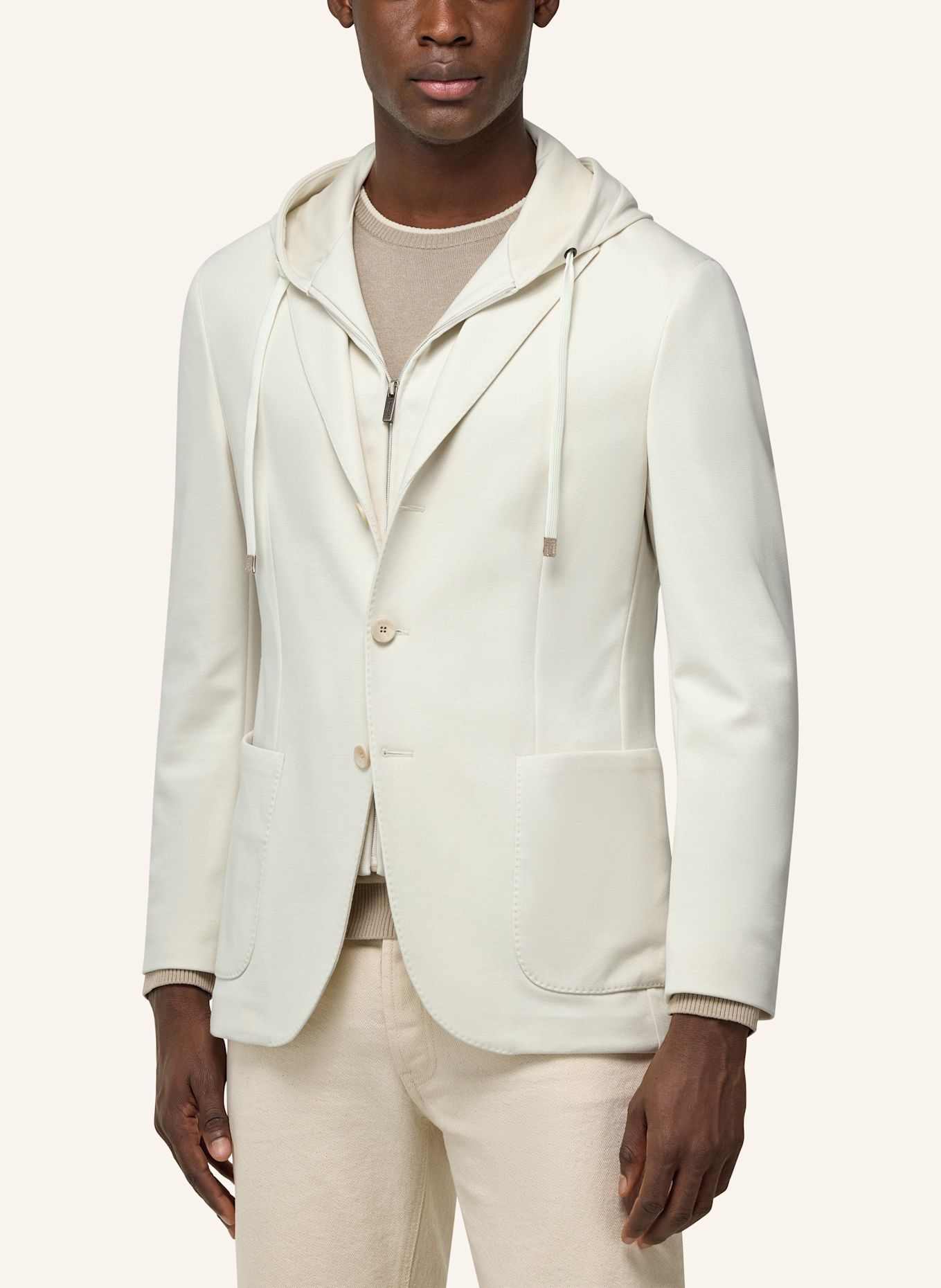 BOGGI MILANO Jerseysakko: CREME