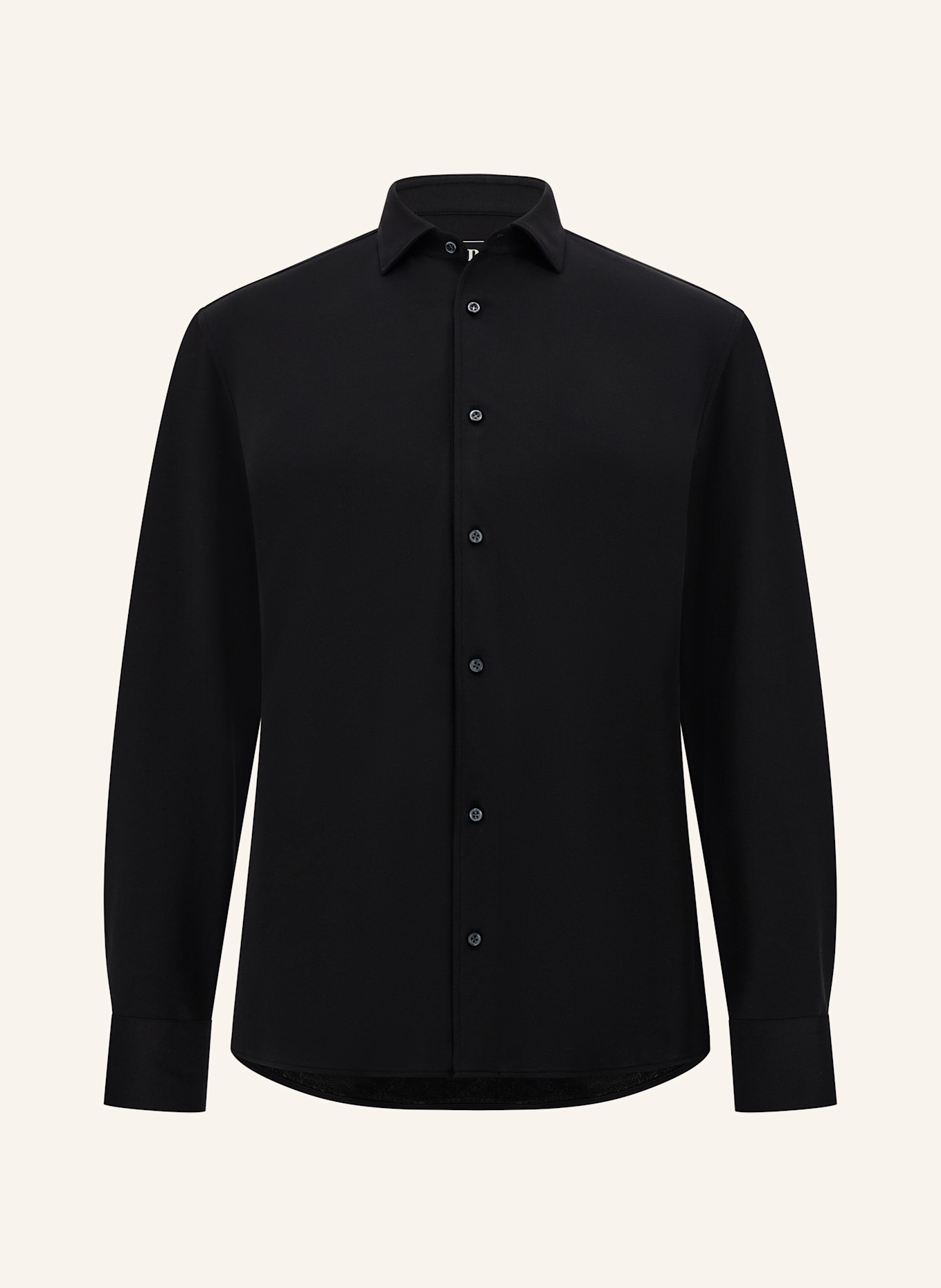 BOGGI MILANO Hemd Regular Fit: SCHWARZ