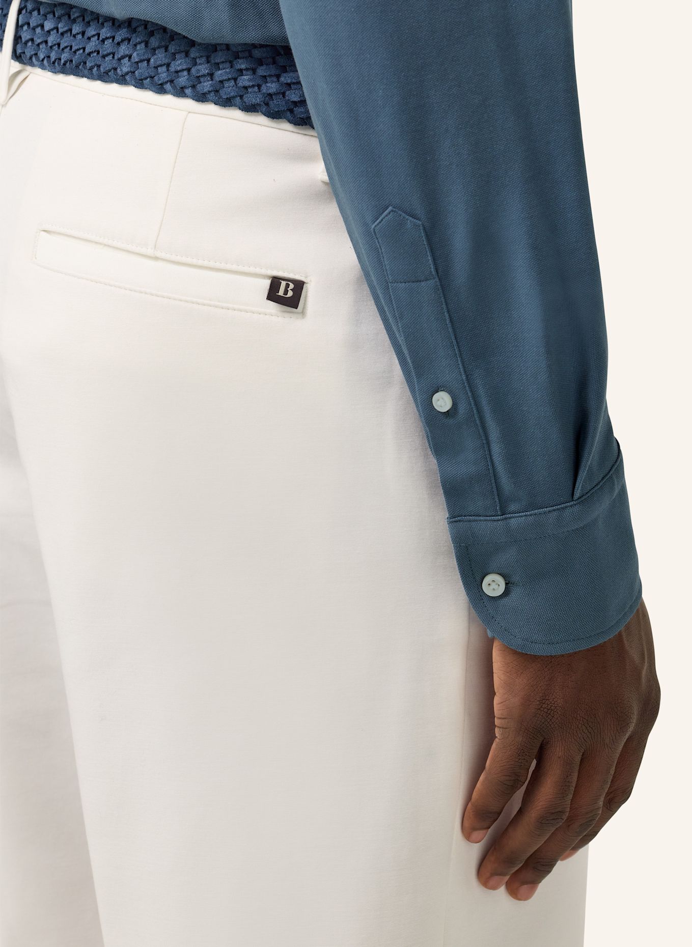 BOGGI MILANO Hemd Regular Fit: BLAU