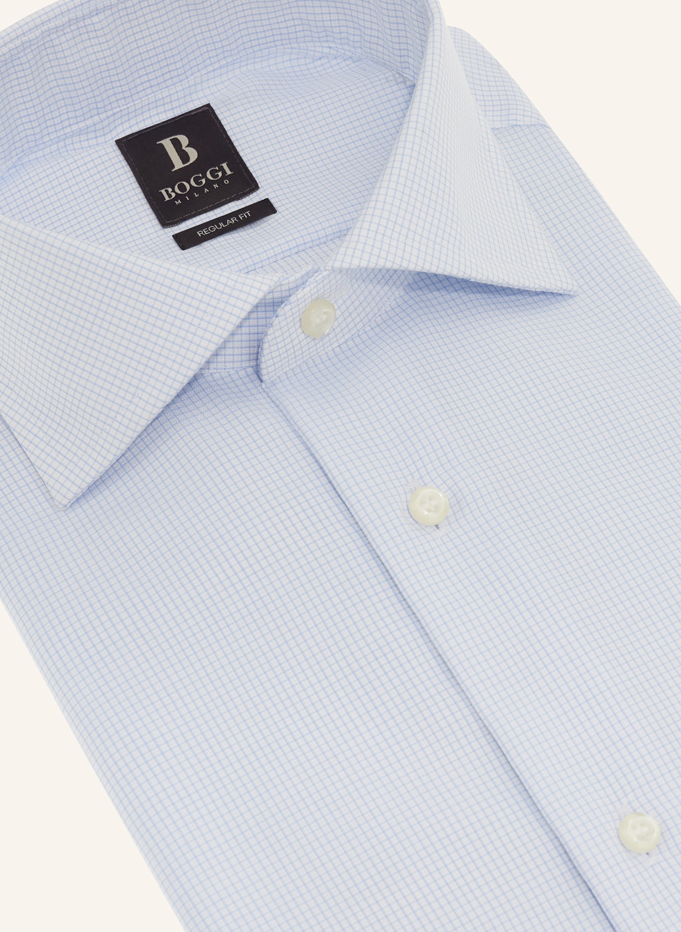 BOGGI MILANO Hemd Slim Fit: HELLBLAU