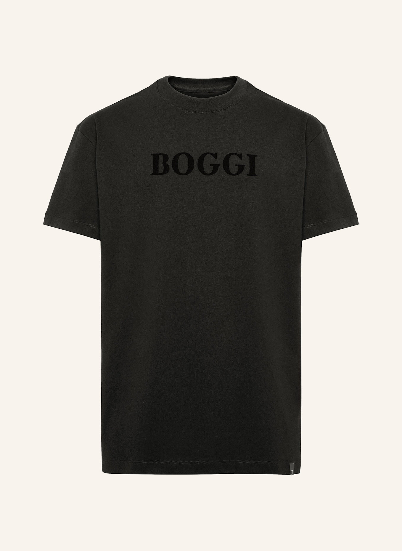BOGGI MILANO T-Shirt: SCHWARZ