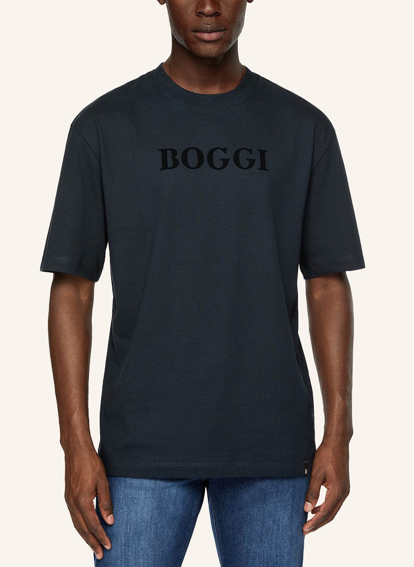 BOGGI MILANO T-Shirt: BLAU