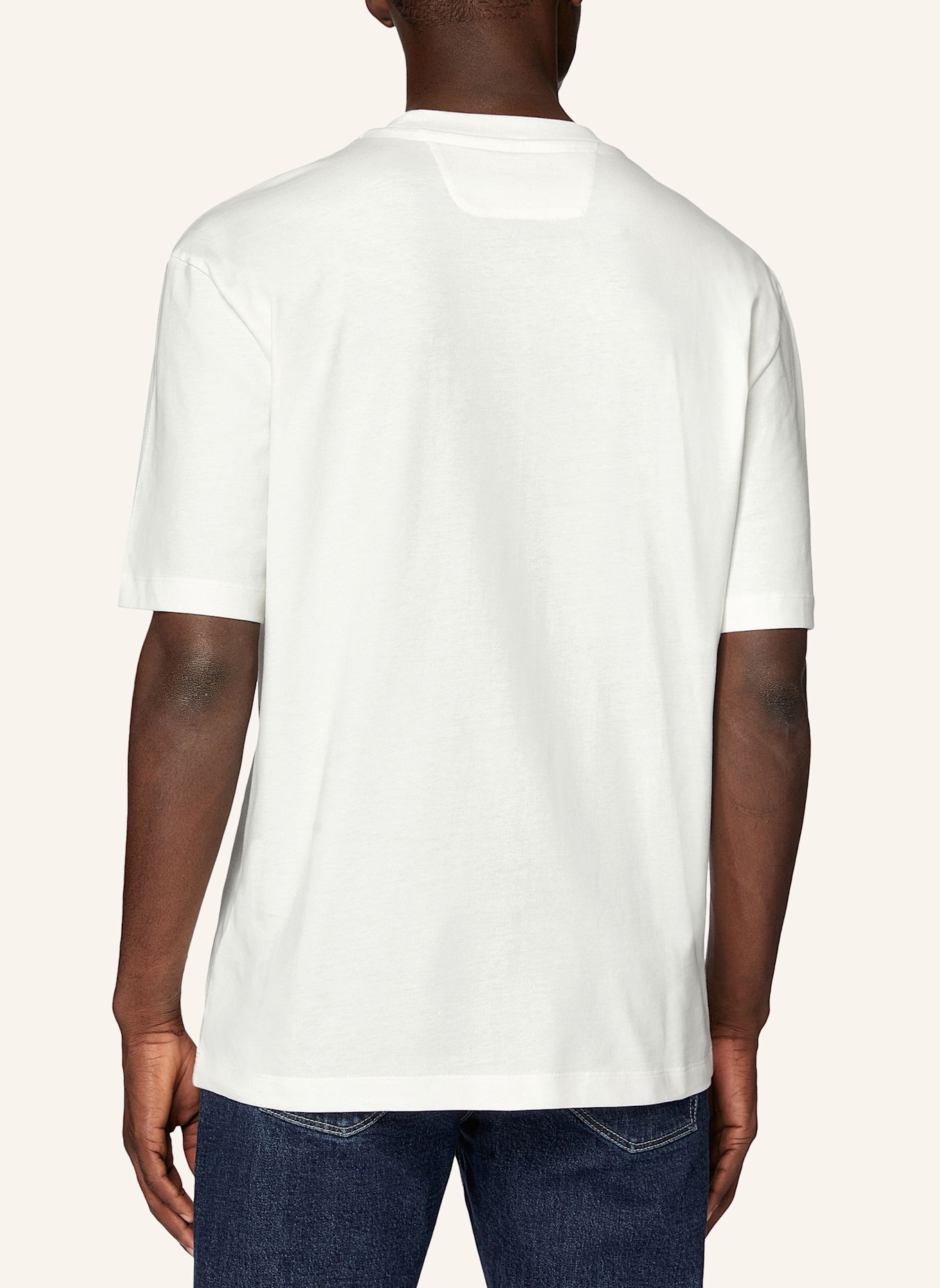 BOGGI MILANO T-Shirt: WEISS