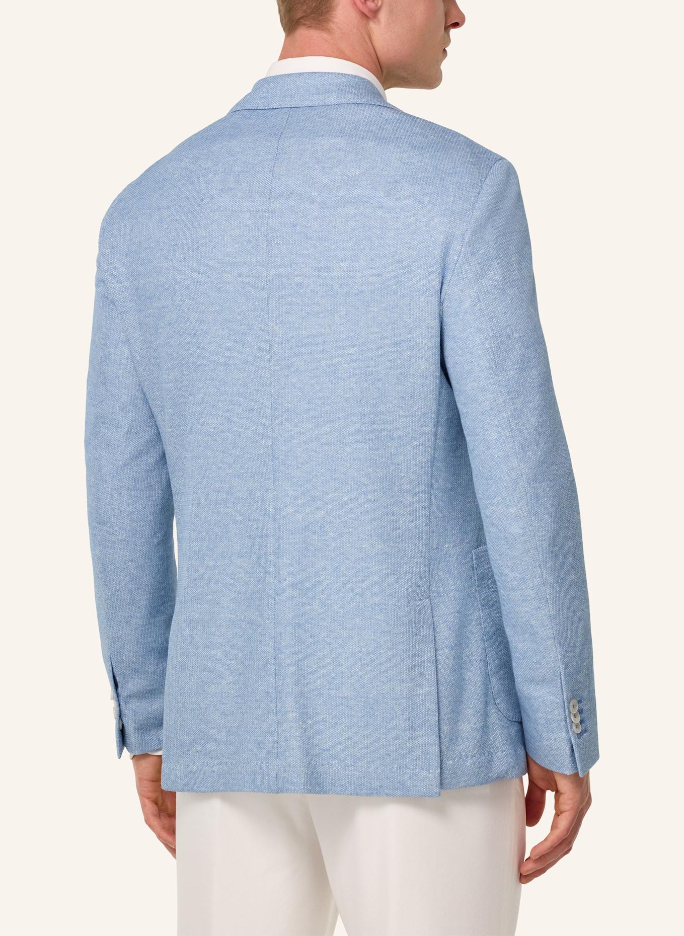 BOGGI MILANO Sakko Regular Fit mit Leinen: HELLBLAU
