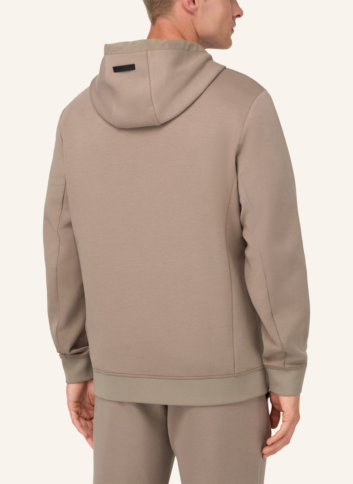 BOGGI MILANO Sweatjacke: TAUPE