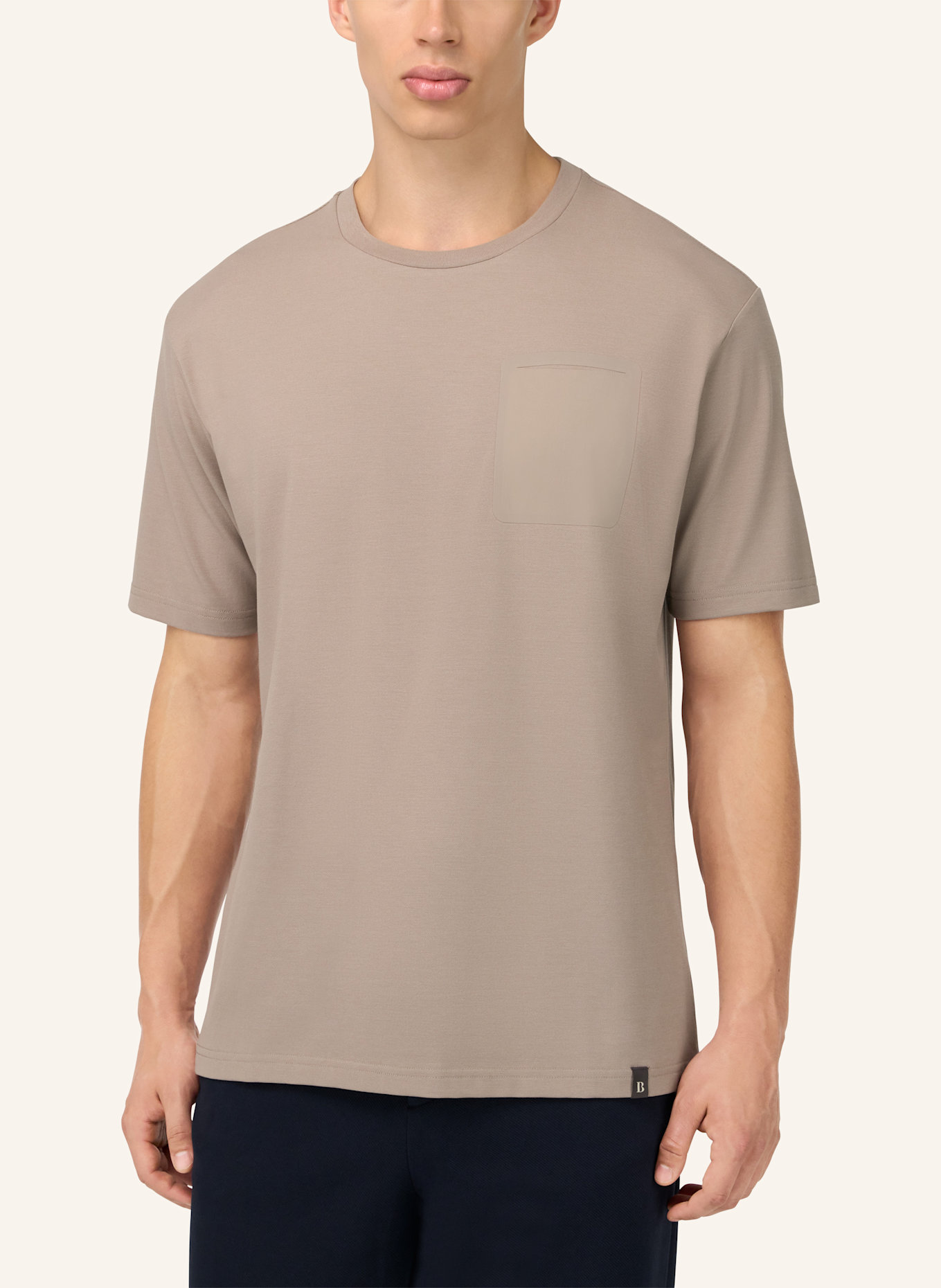 BOGGI MILANO T-Shirt: GRAU