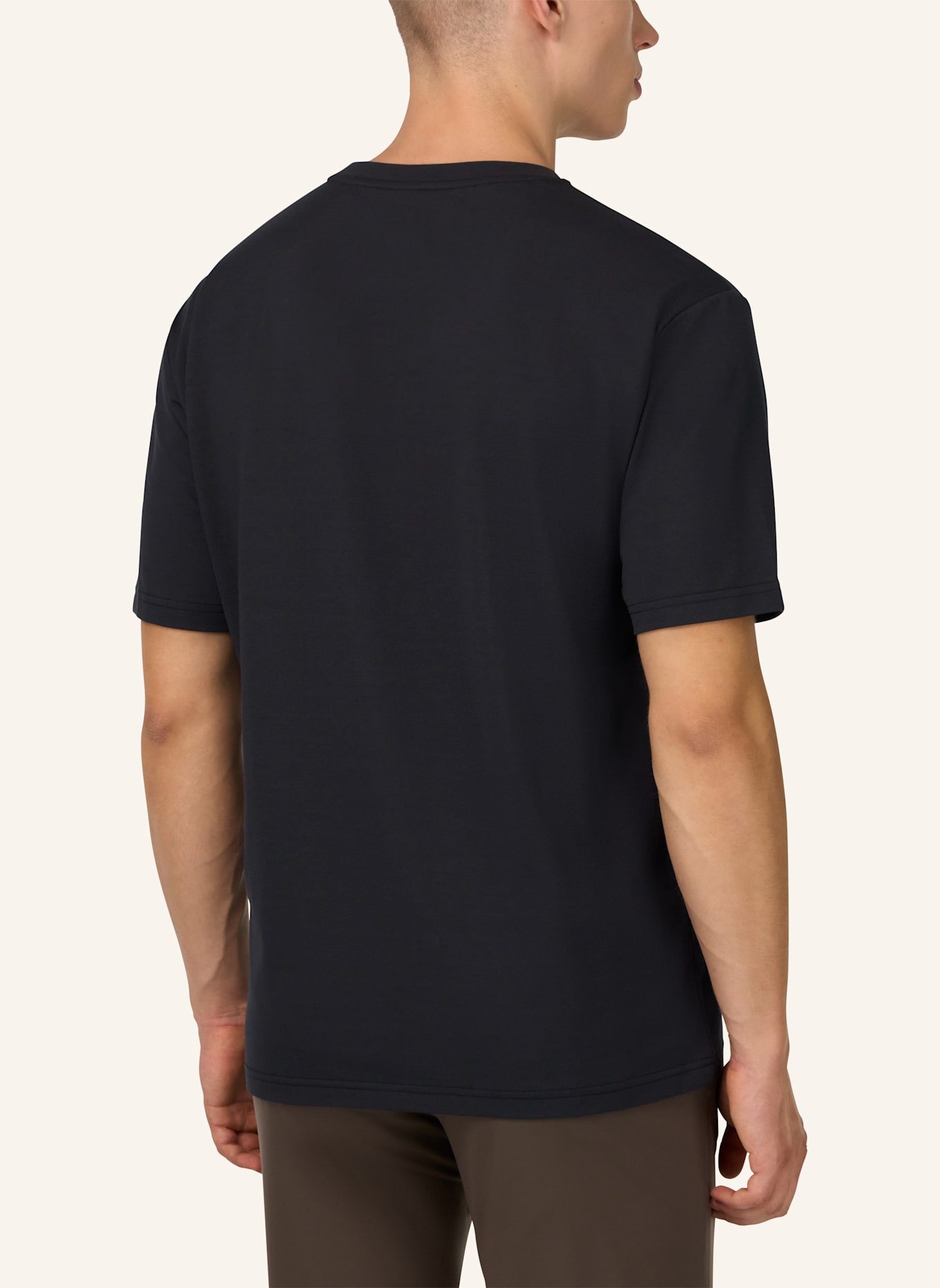 BOGGI MILANO T-Shirt: SCHWARZ
