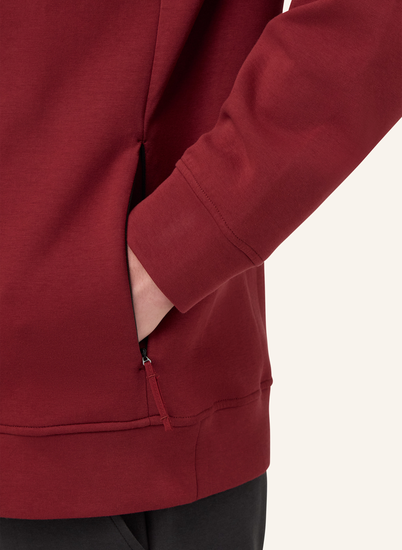 BOGGI MILANO Sweat-Troyer: ROT