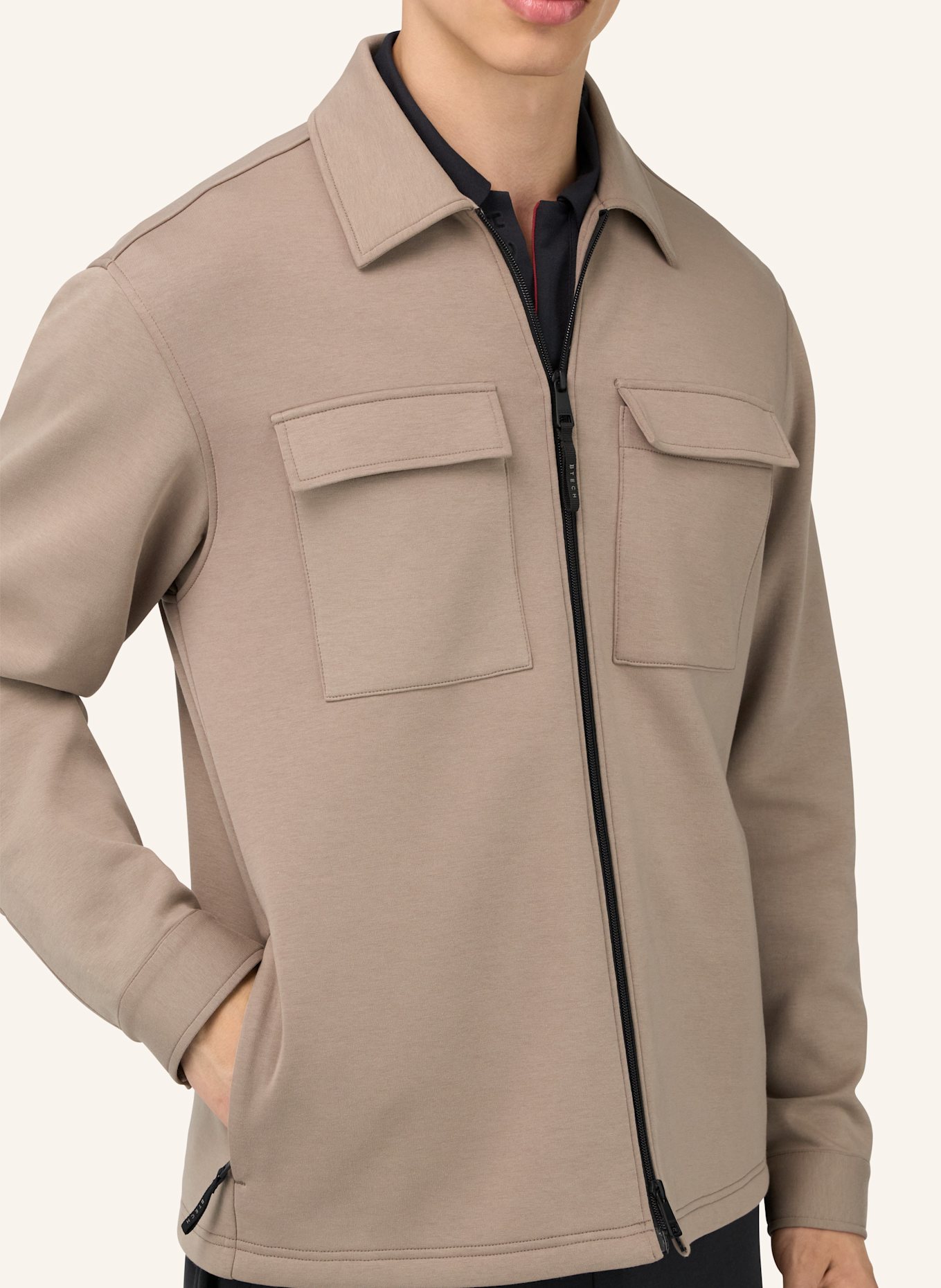 BOGGI MILANO Overjacket: TAUPE