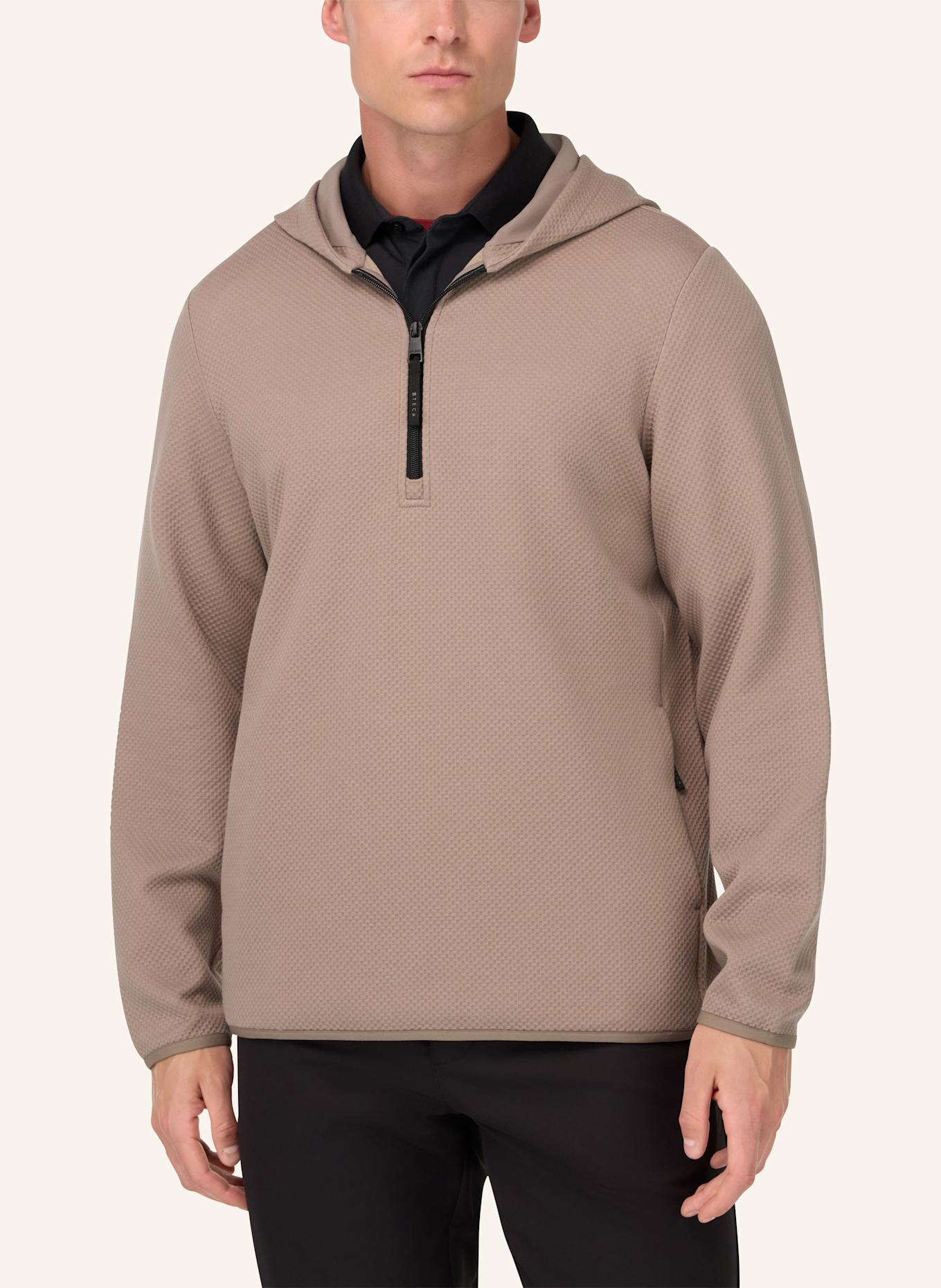 BOGGI MILANO Hoodie: TAUPE