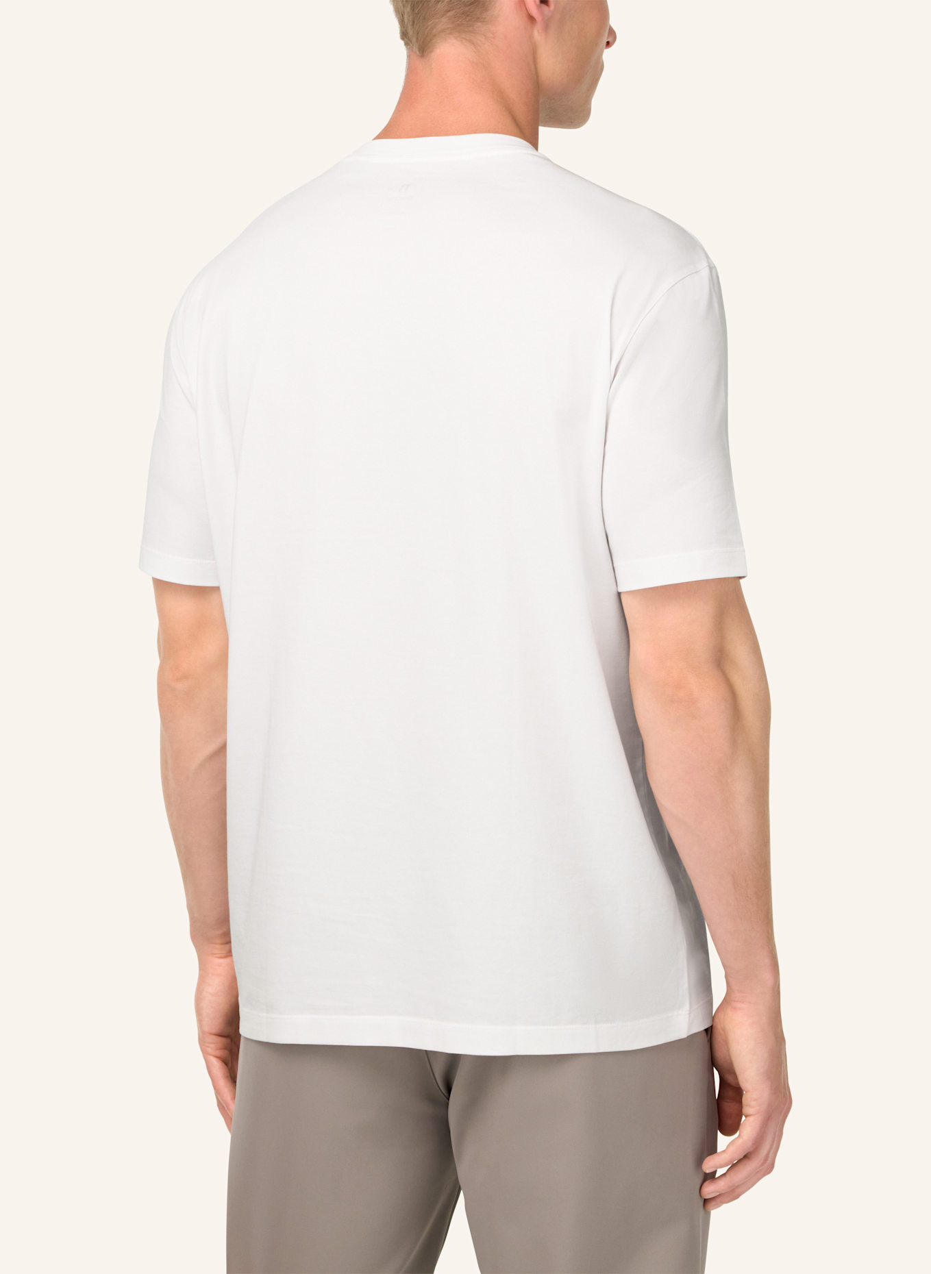 BOGGI MILANO T-Shirt: WEISS