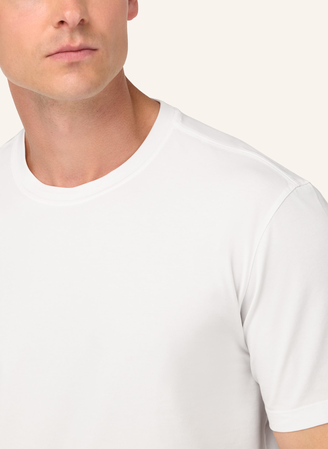 BOGGI MILANO T-Shirt: WEISS