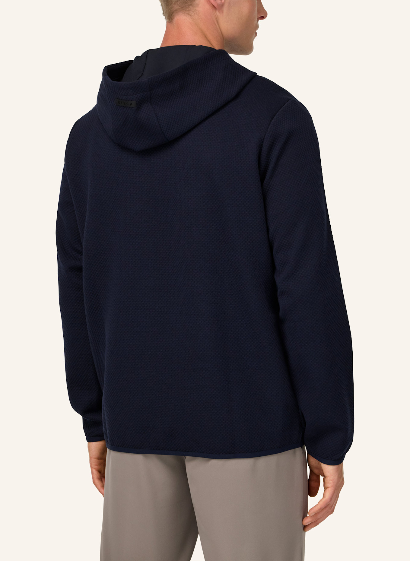 BOGGI MILANO Hoodie: BLAU