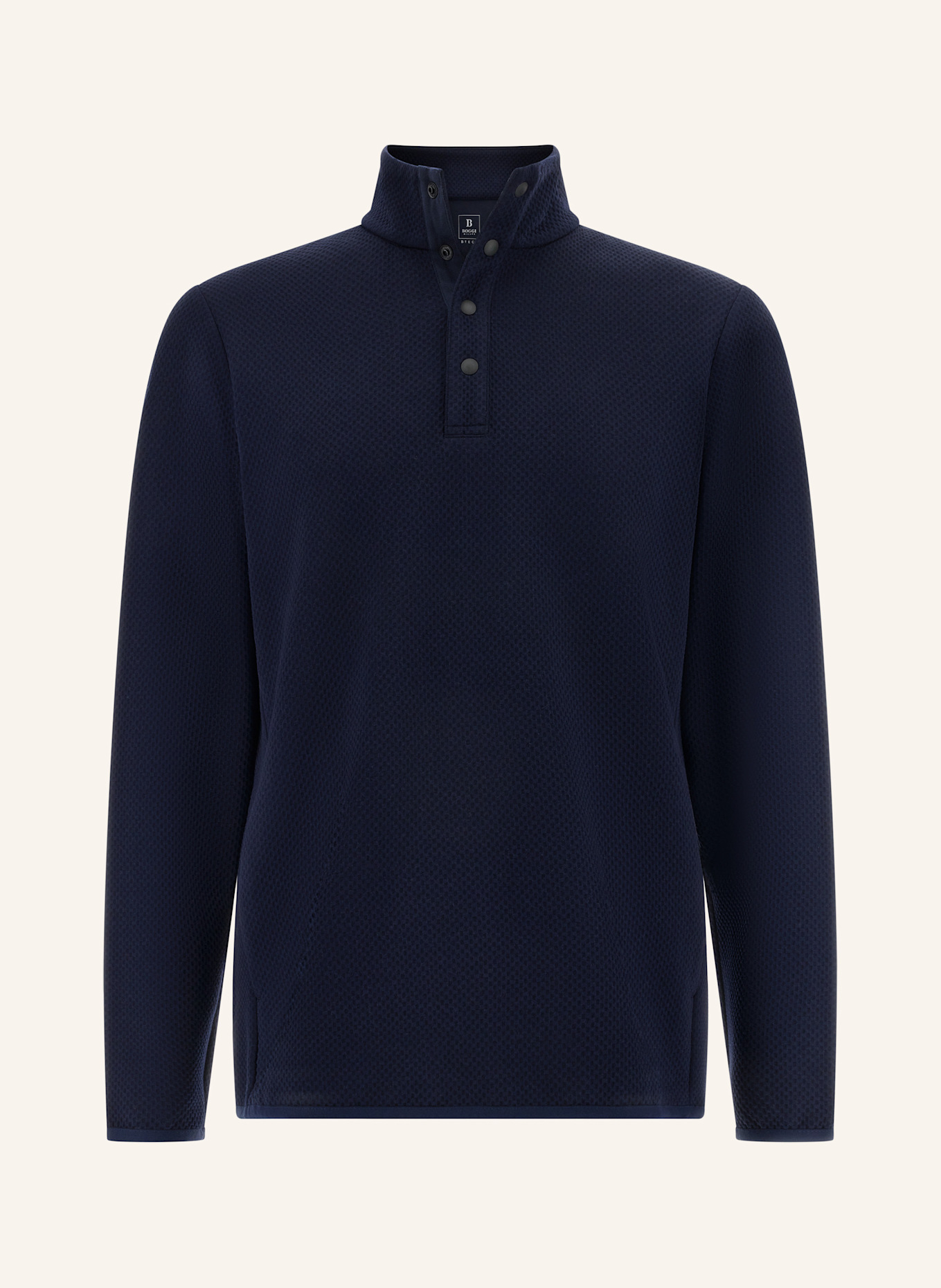 BOGGI MILANO Sweatshirt: BLAU