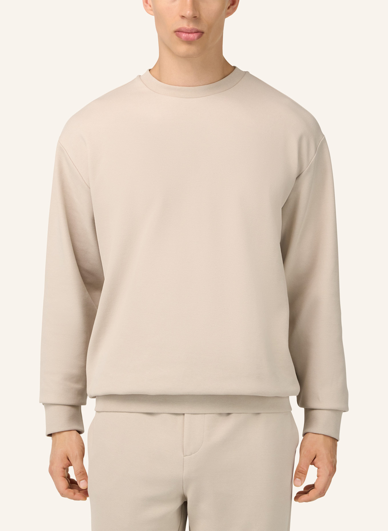 BOGGI MILANO Sweatshirt: BRAUN