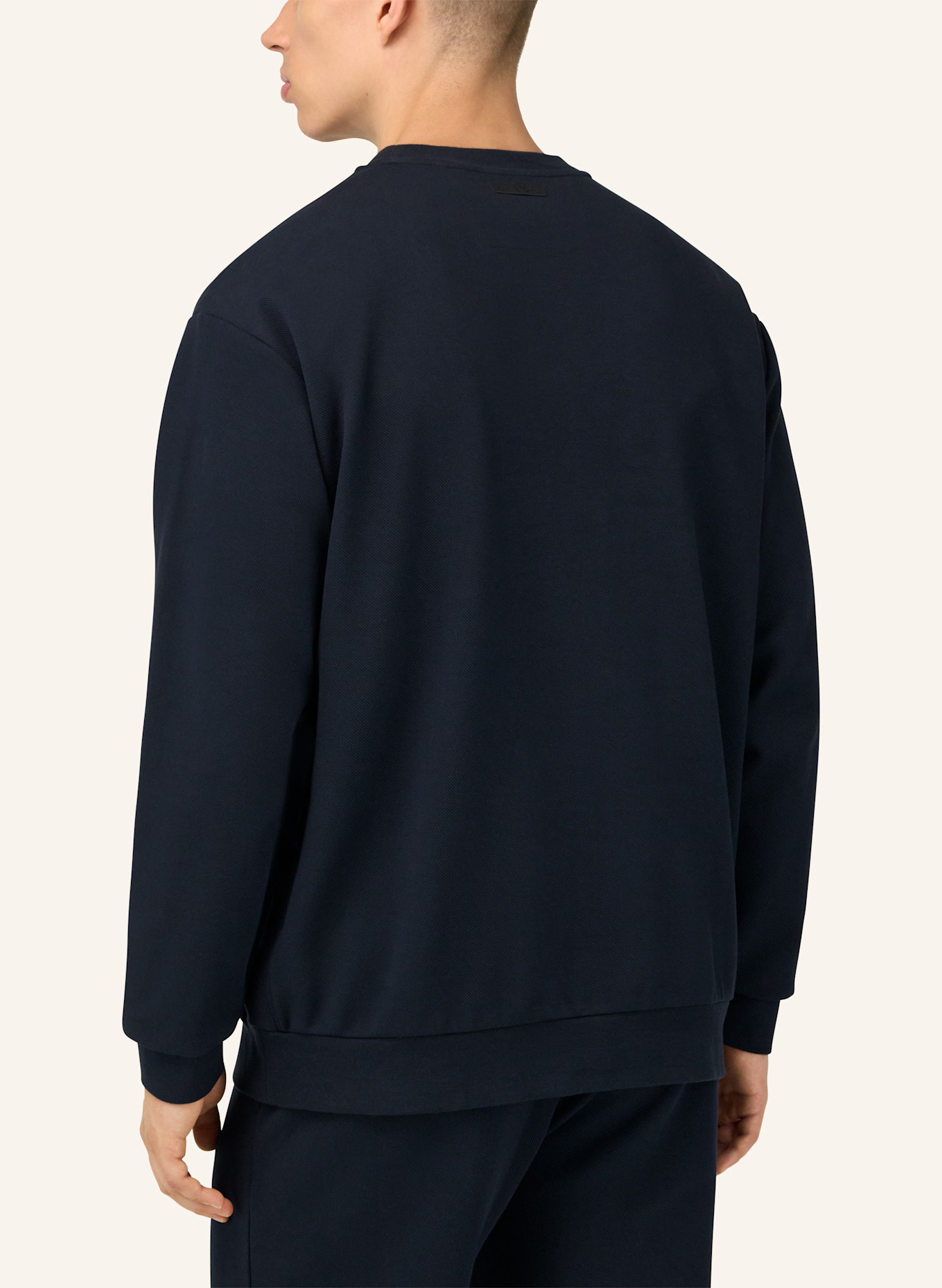 BOGGI MILANO Sweatshirt: BLAU