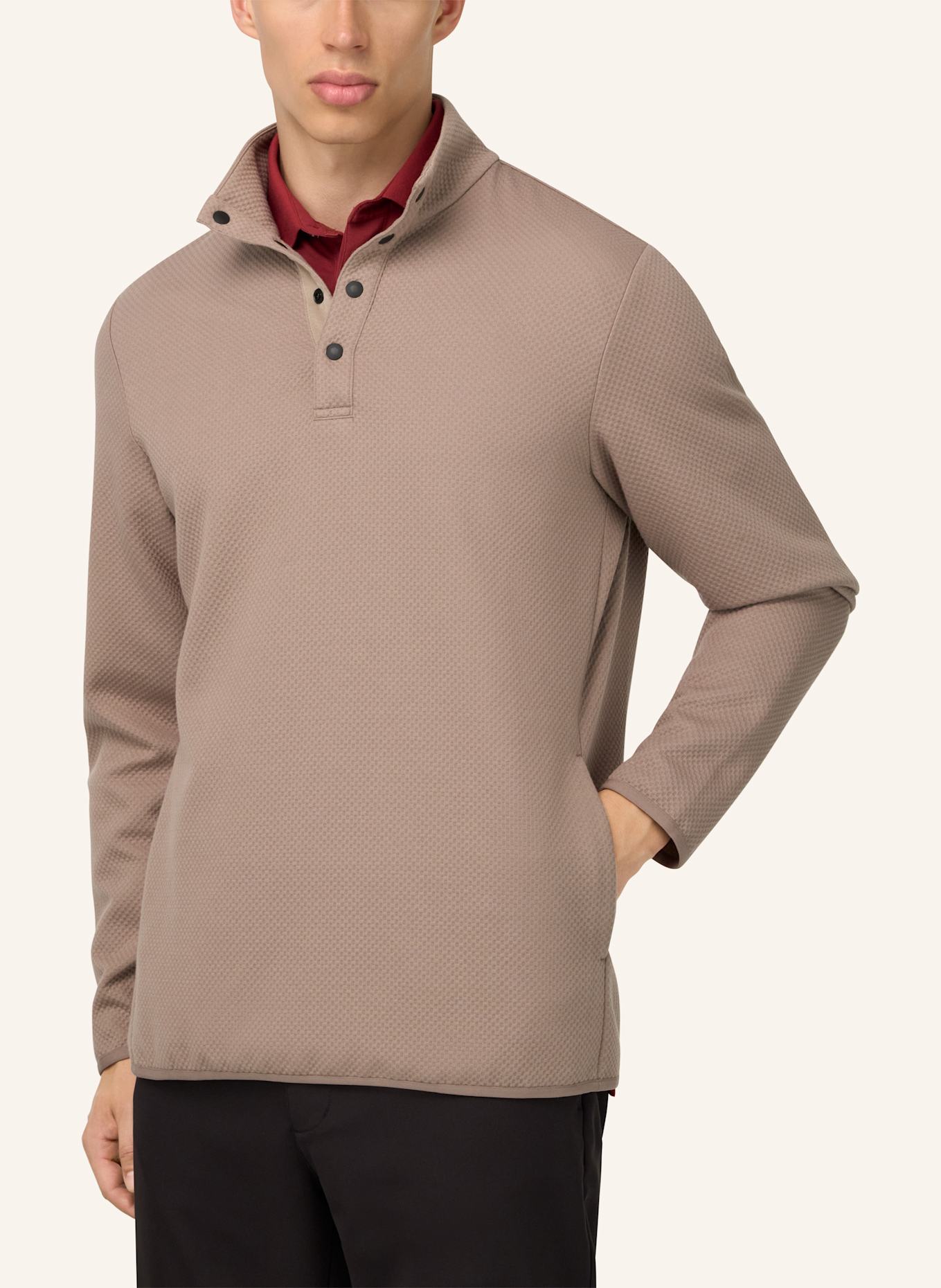 BOGGI MILANO Sweatshirt: TAUPE