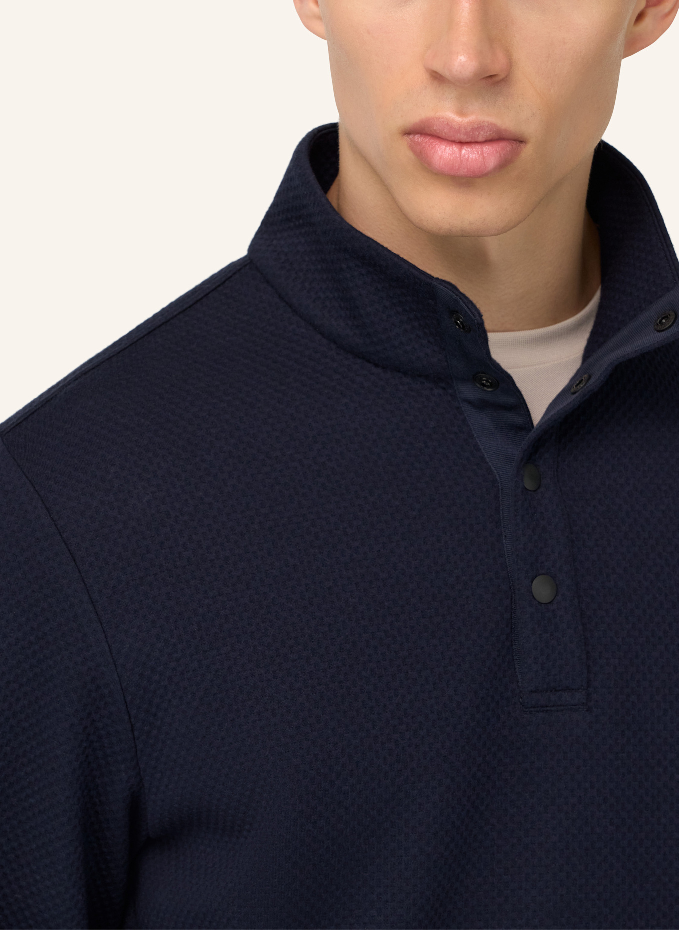 BOGGI MILANO Sweatshirt: BLAU