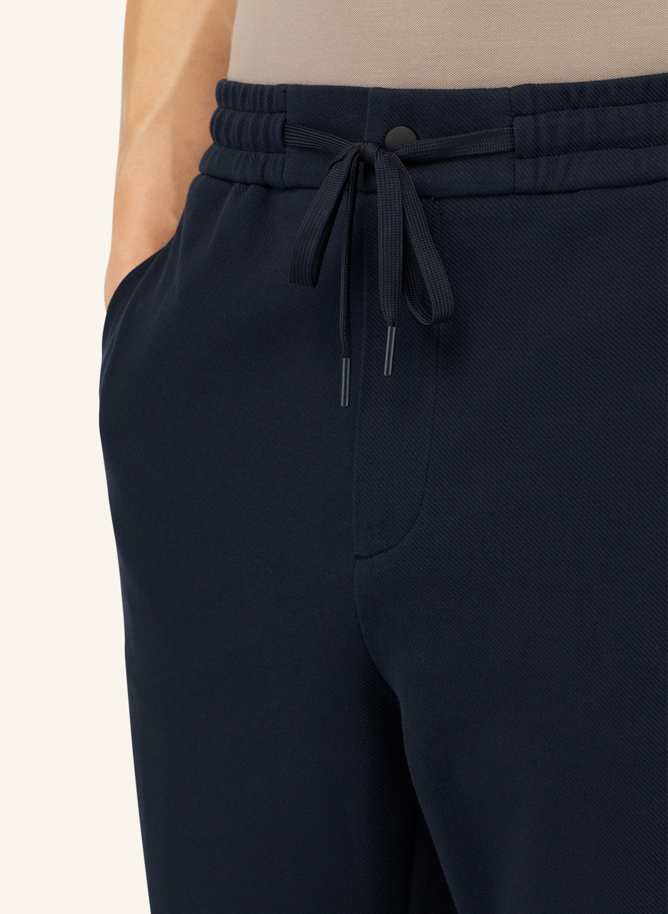 BOGGI MILANO Hose im Jogging-Stil: BLAU