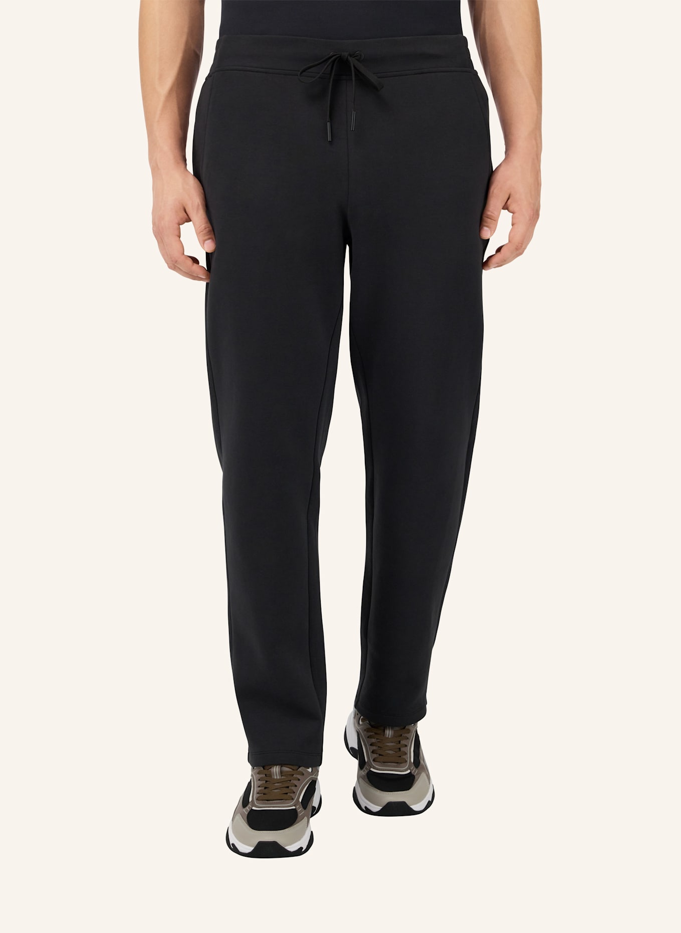 BOGGI MILANO Sweatpants: SCHWARZ