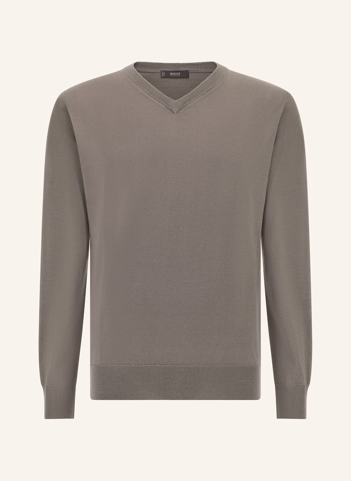BOGGI MILANO Pullover: BEIGE