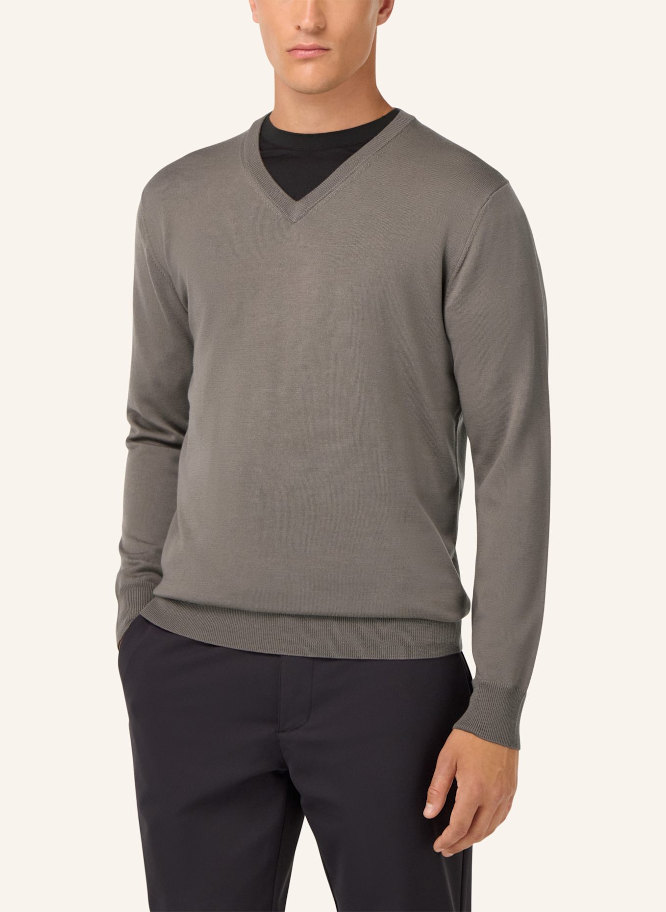 BOGGI MILANO Pullover: BEIGE