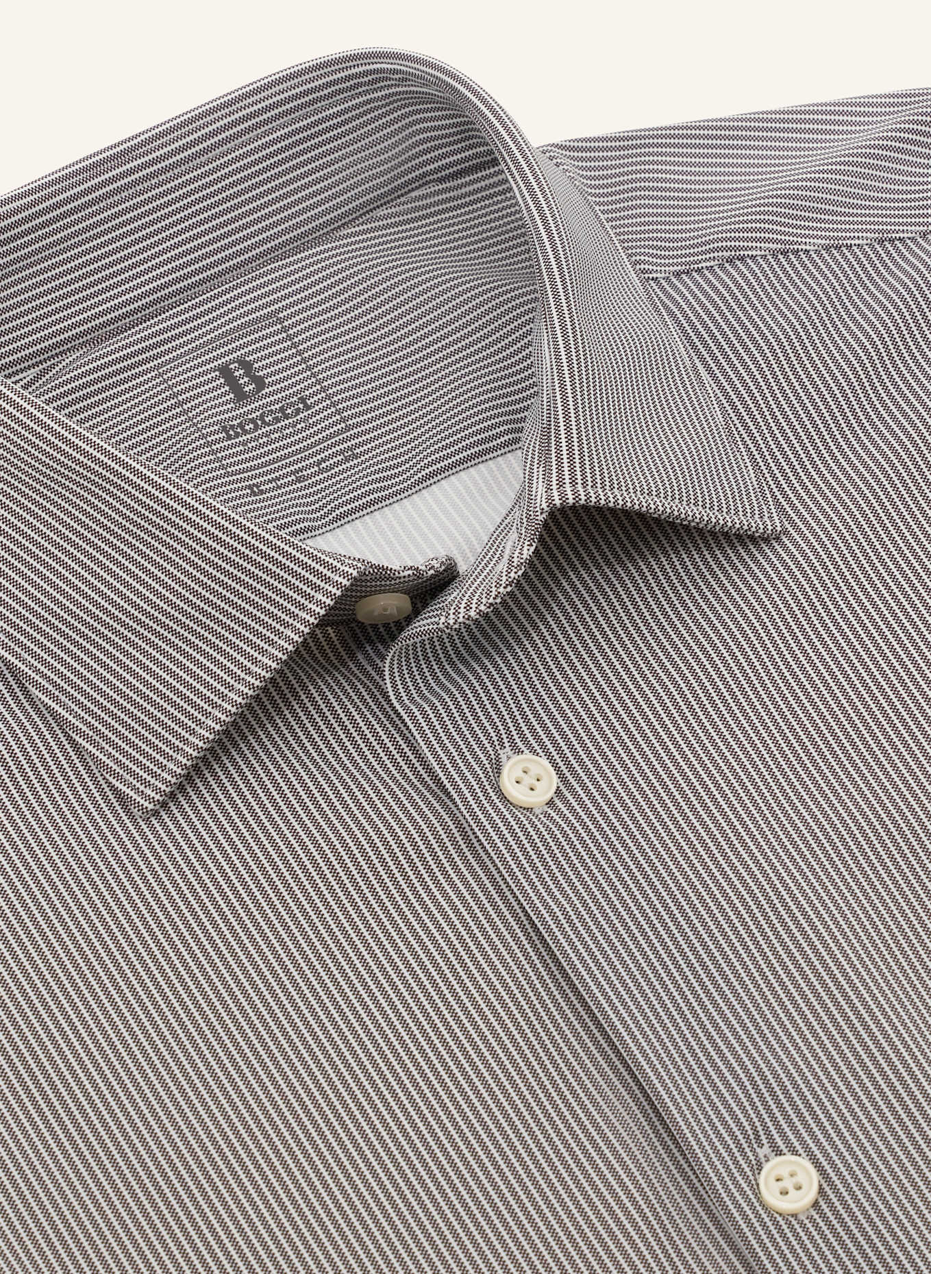 BOGGI MILANO Hemd Slim Fit: BRAUN
