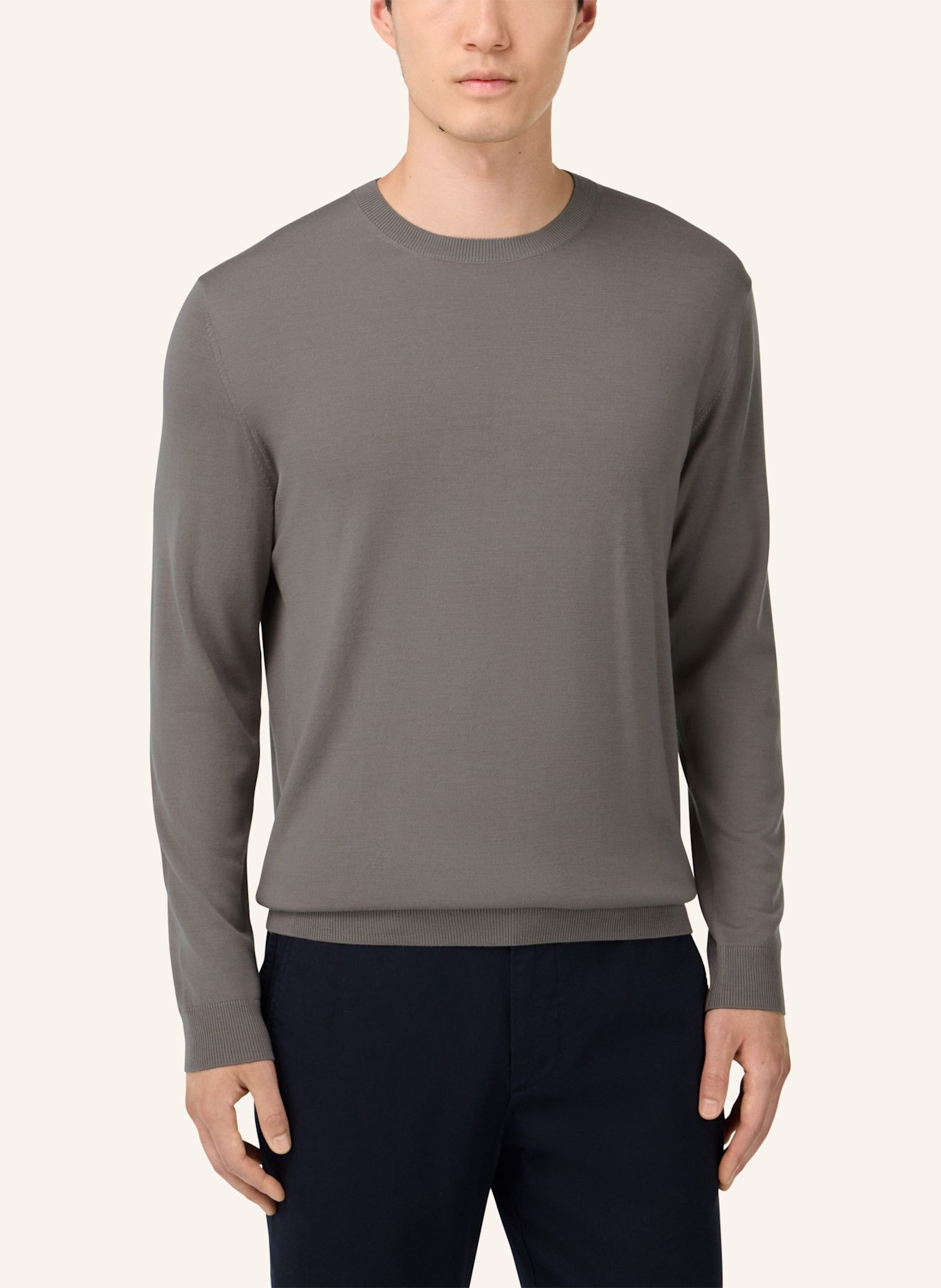 BOGGI MILANO Pullover: BEIGE