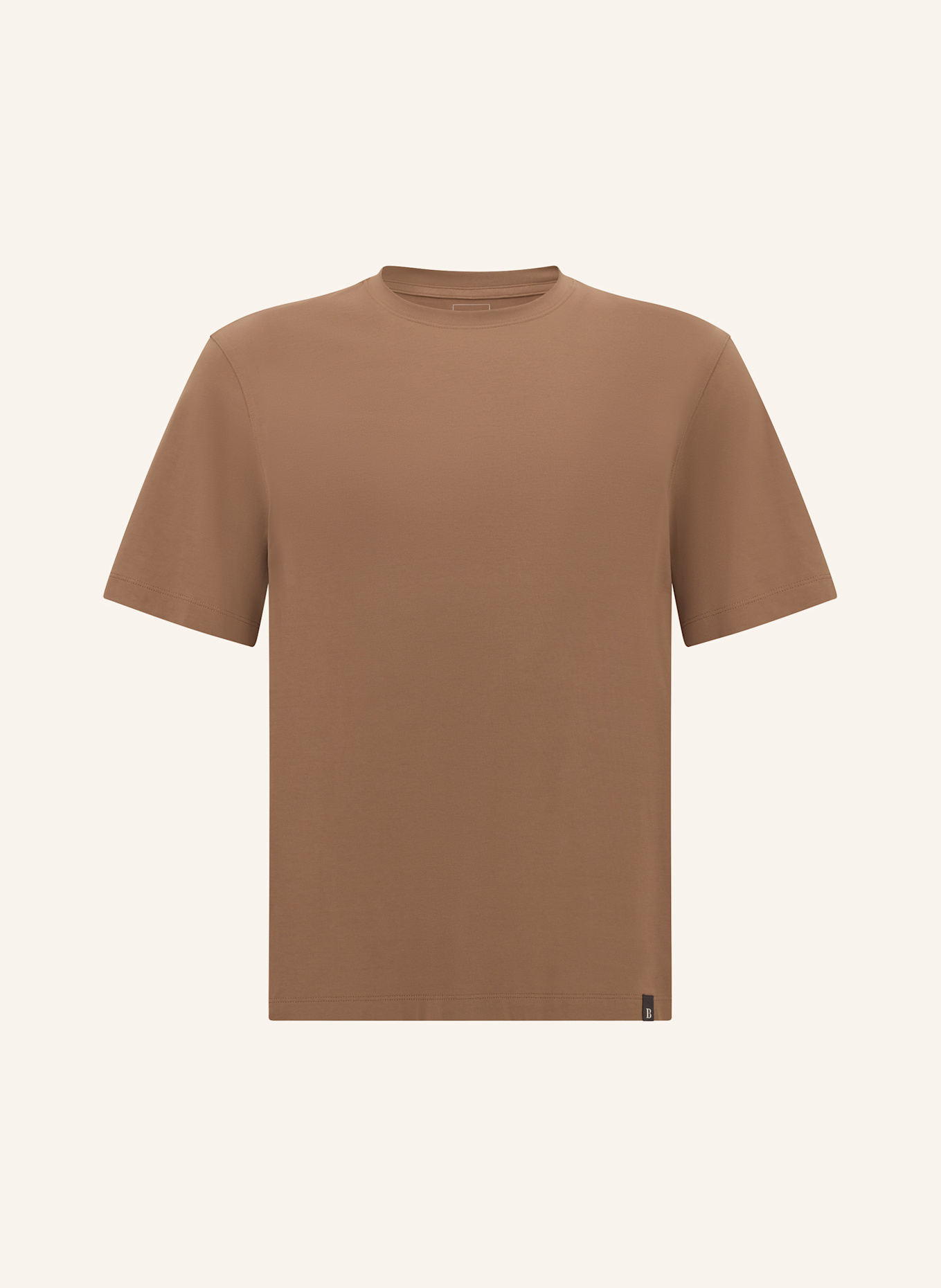 BOGGI MILANO T-Shirt: BRAUN