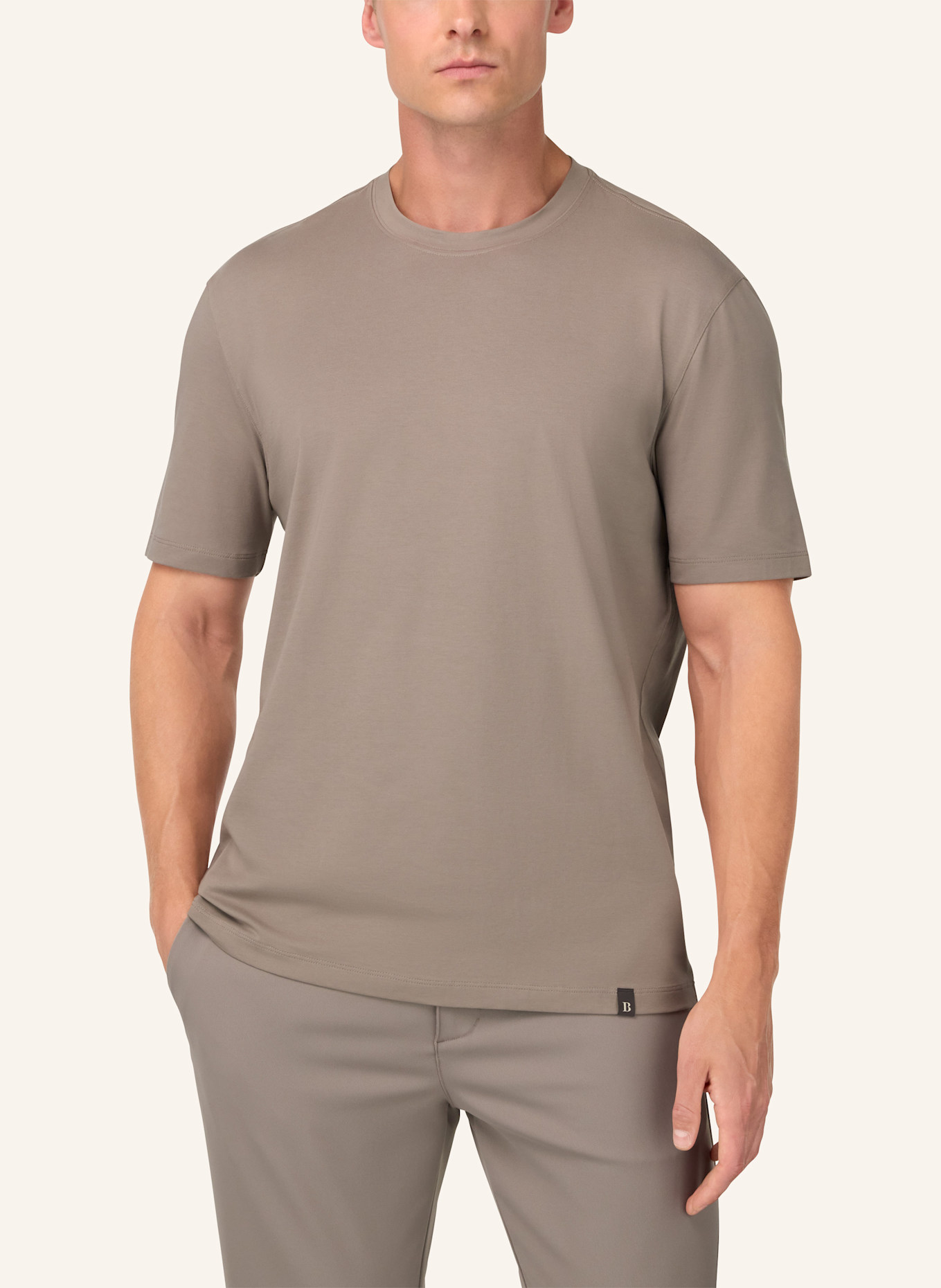 BOGGI MILANO T-Shirt: GRAU
