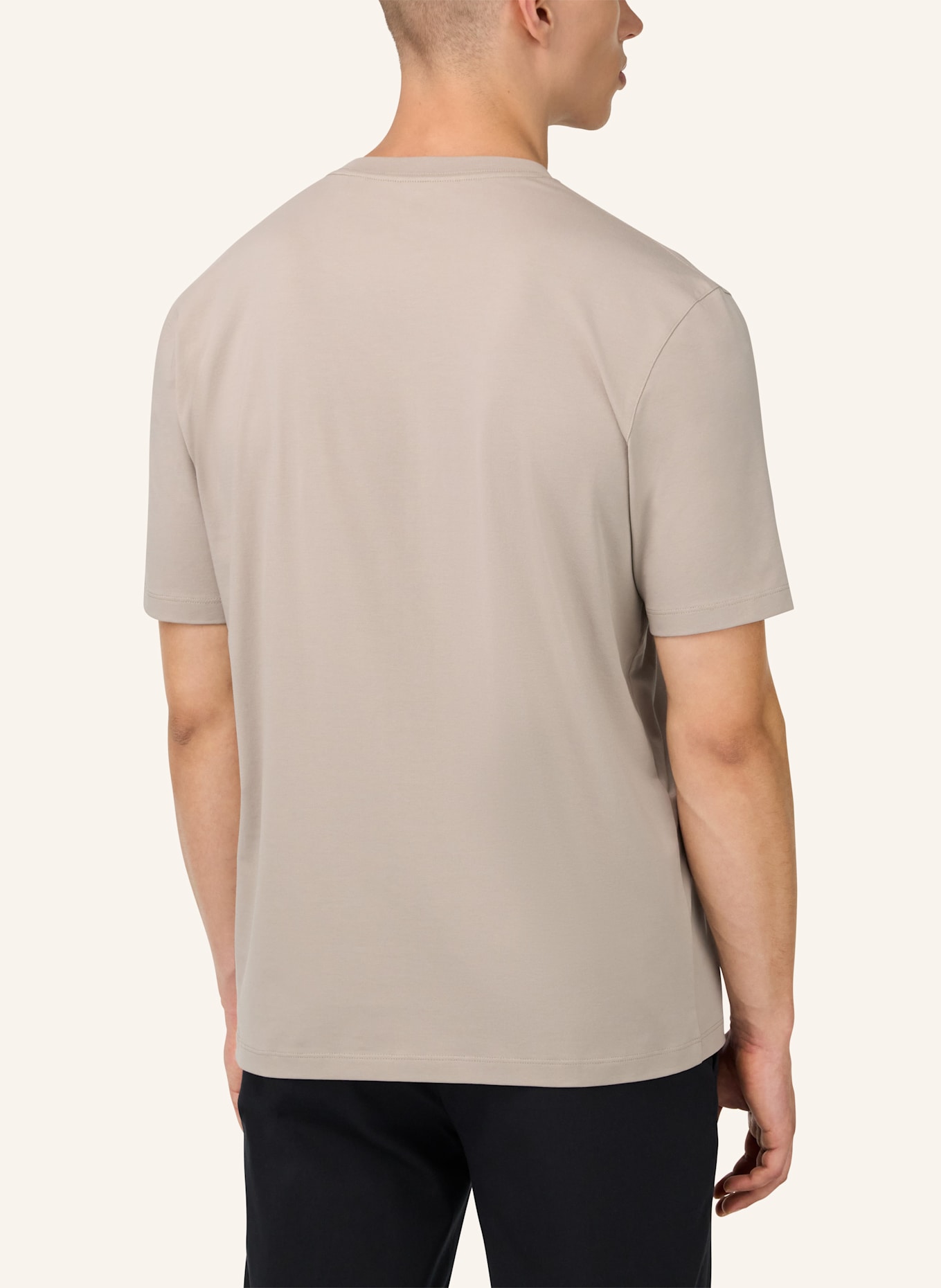 BOGGI MILANO T-Shirt: BRAUN