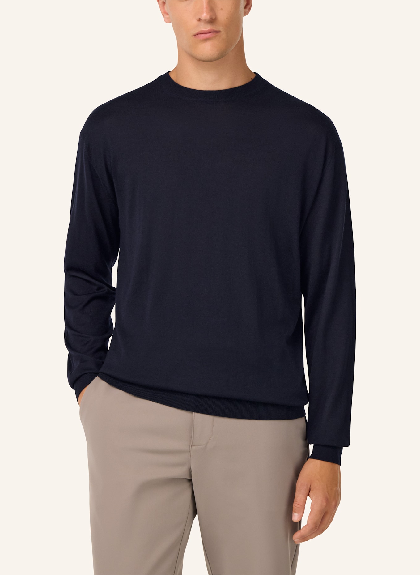 BOGGI MILANO Pullover: BLAU