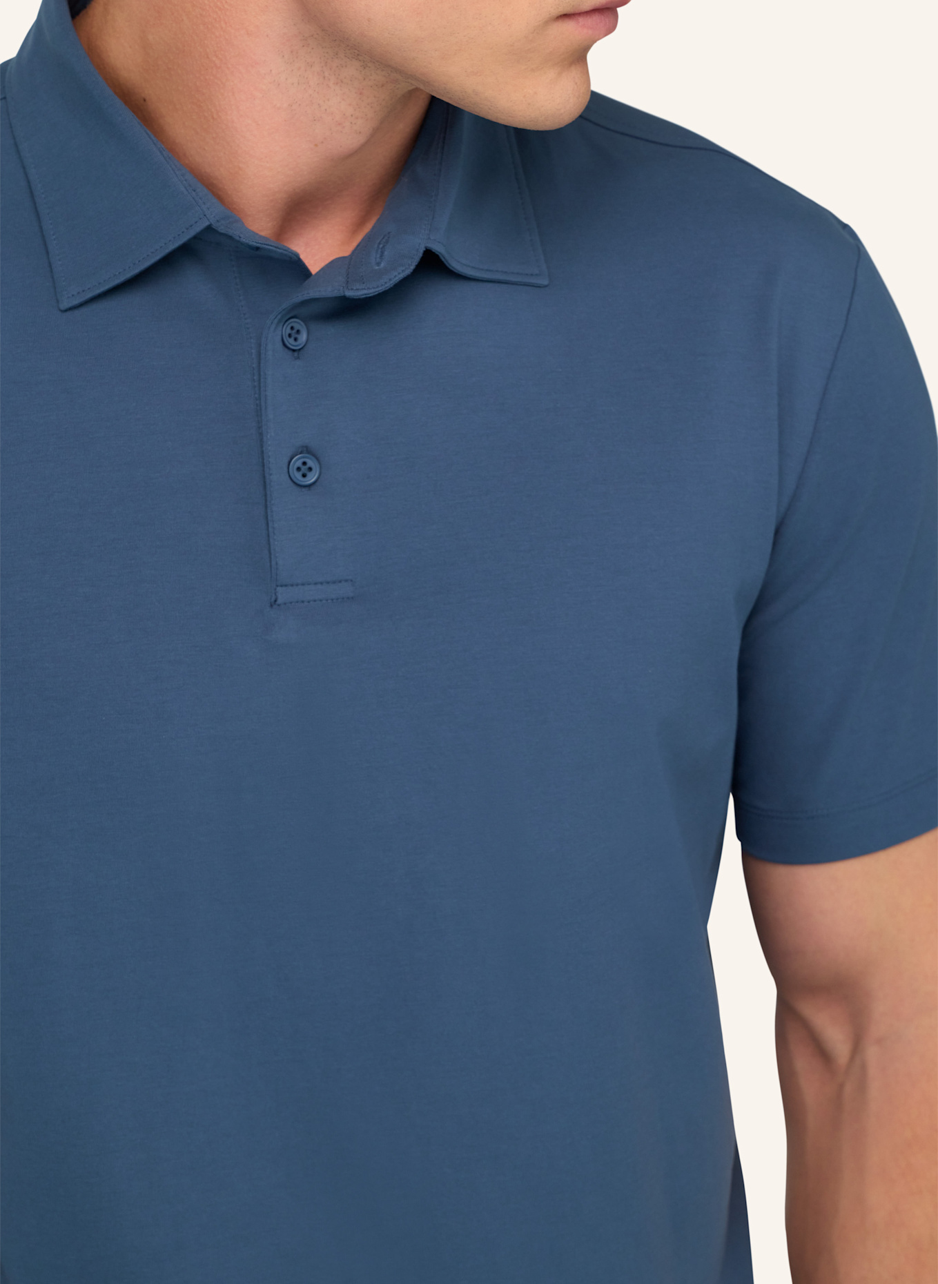 BOGGI MILANO Poloshirt: BLAU