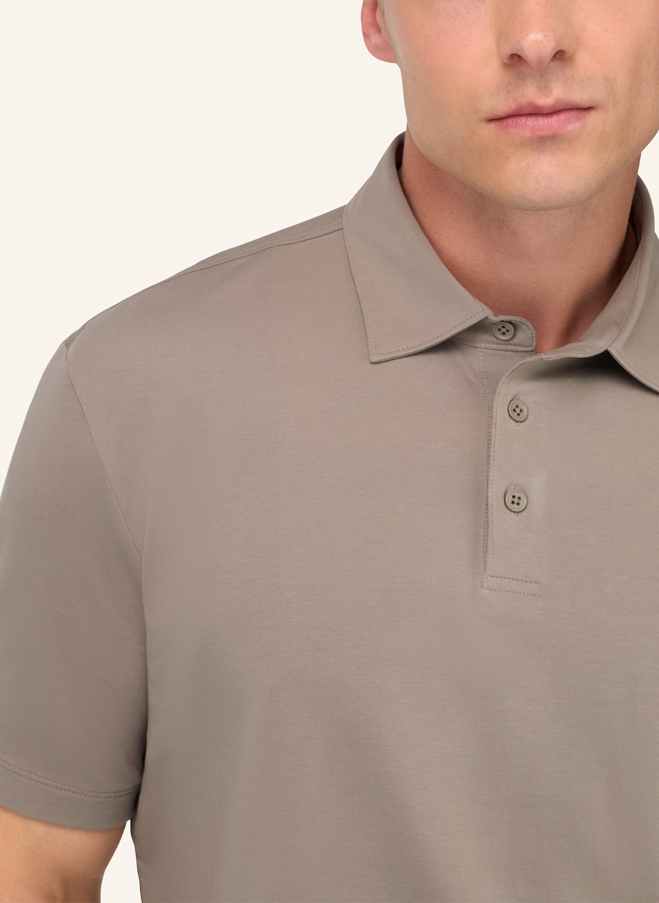 BOGGI MILANO Poloshirt: GRAU