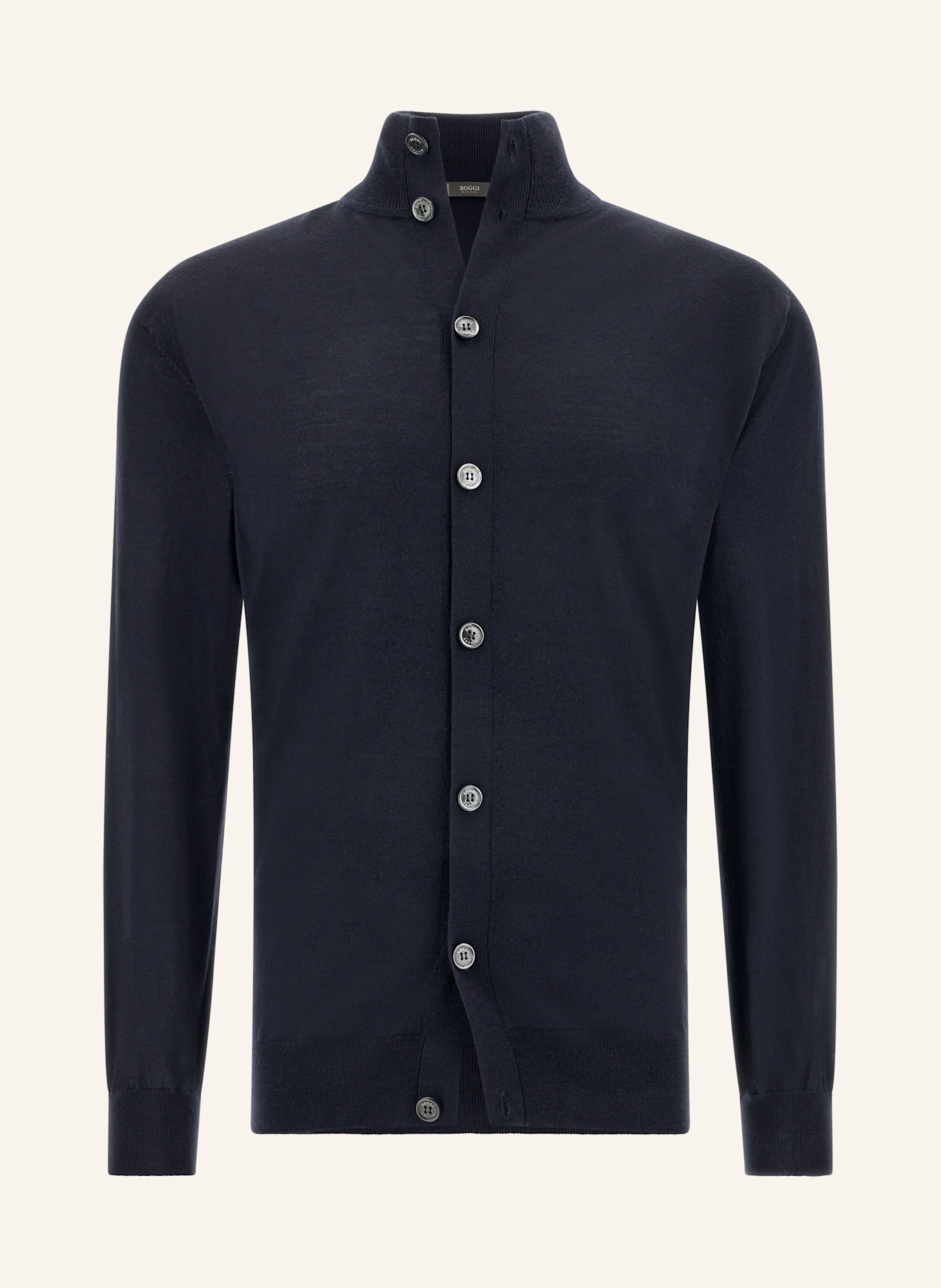 BOGGI MILANO Strickjacke: BLAU