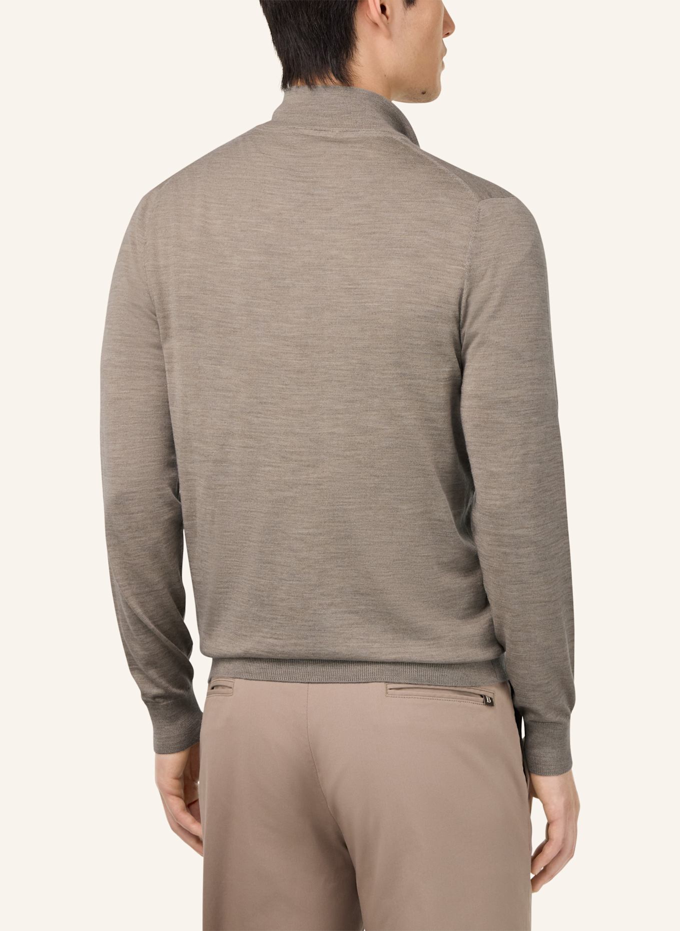 BOGGI MILANO Strickjacke: BEIGE