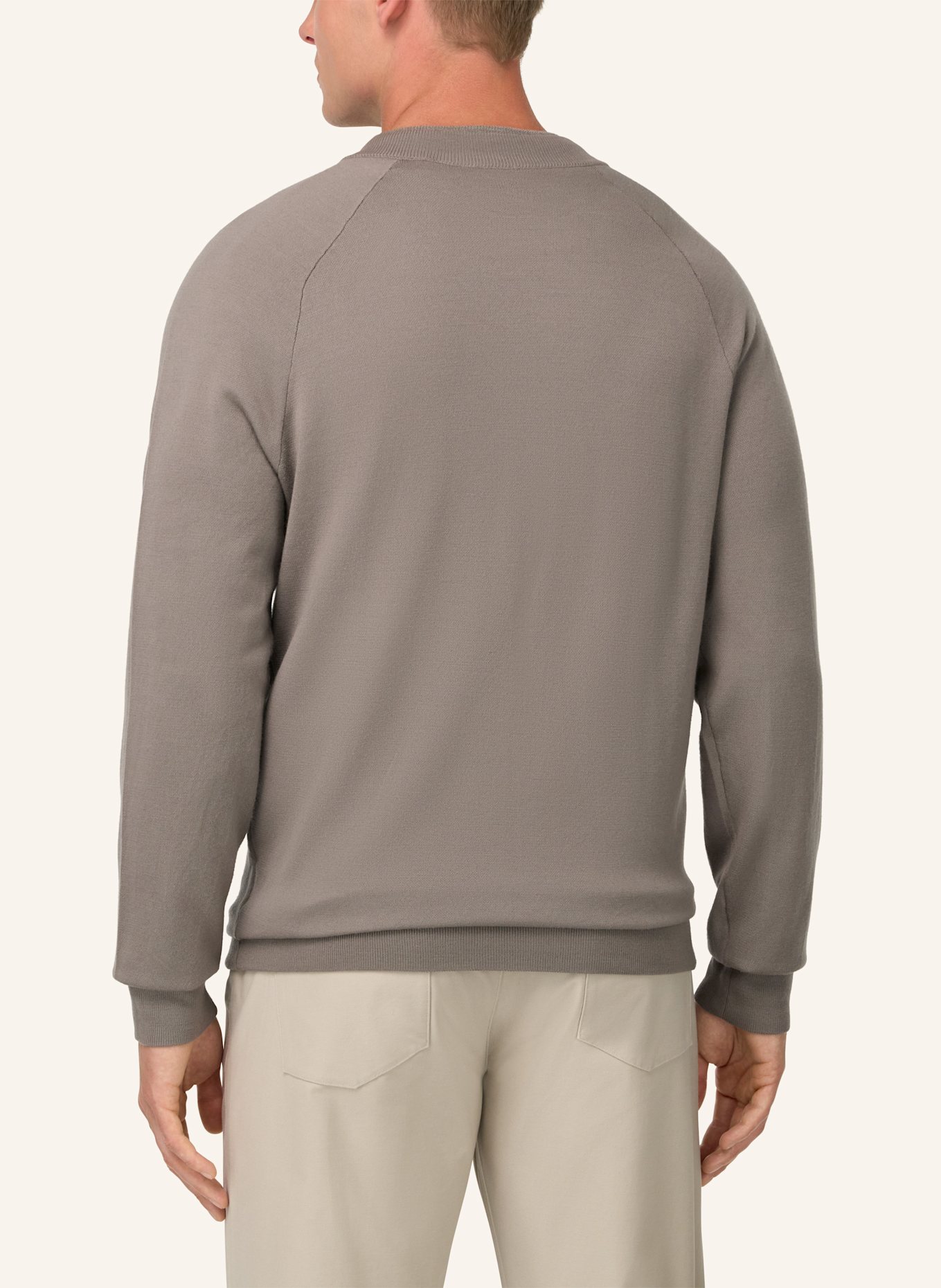 BOGGI MILANO Strickjacke: BEIGE