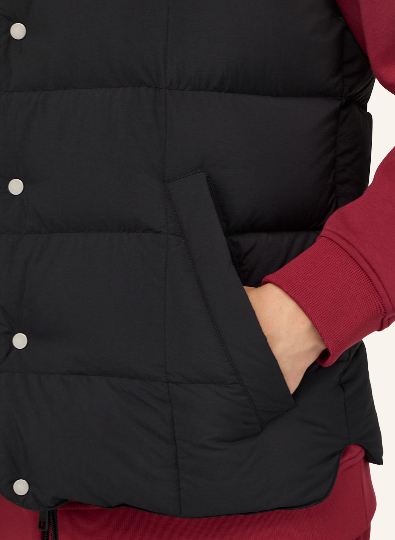 BOGGI MILANO Daunenweste: SCHWARZ